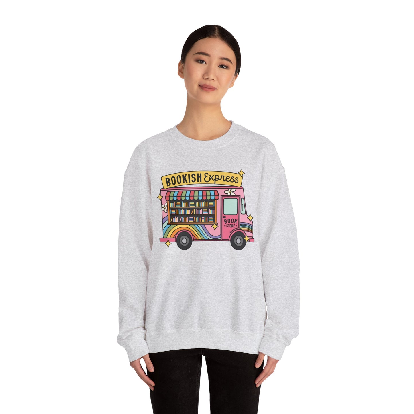 Bookish Express Unisex Heavy Blend Crewneck Sweatshirt