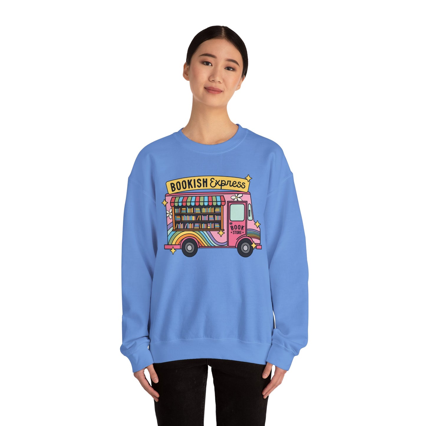 Bookish Express Unisex Heavy Blend Crewneck Sweatshirt