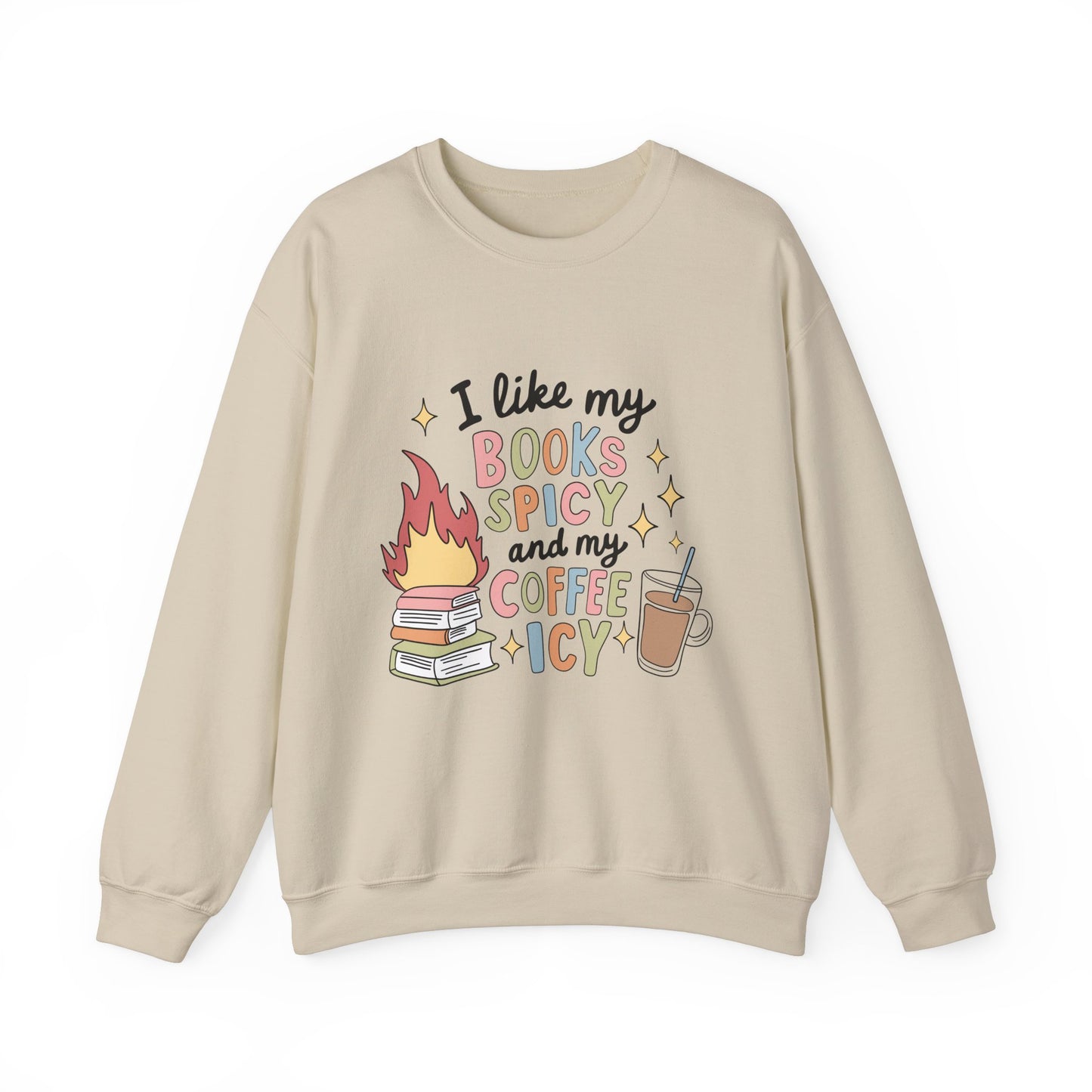 Books Spicy & Coffee Icy Unisex Sweatshirt