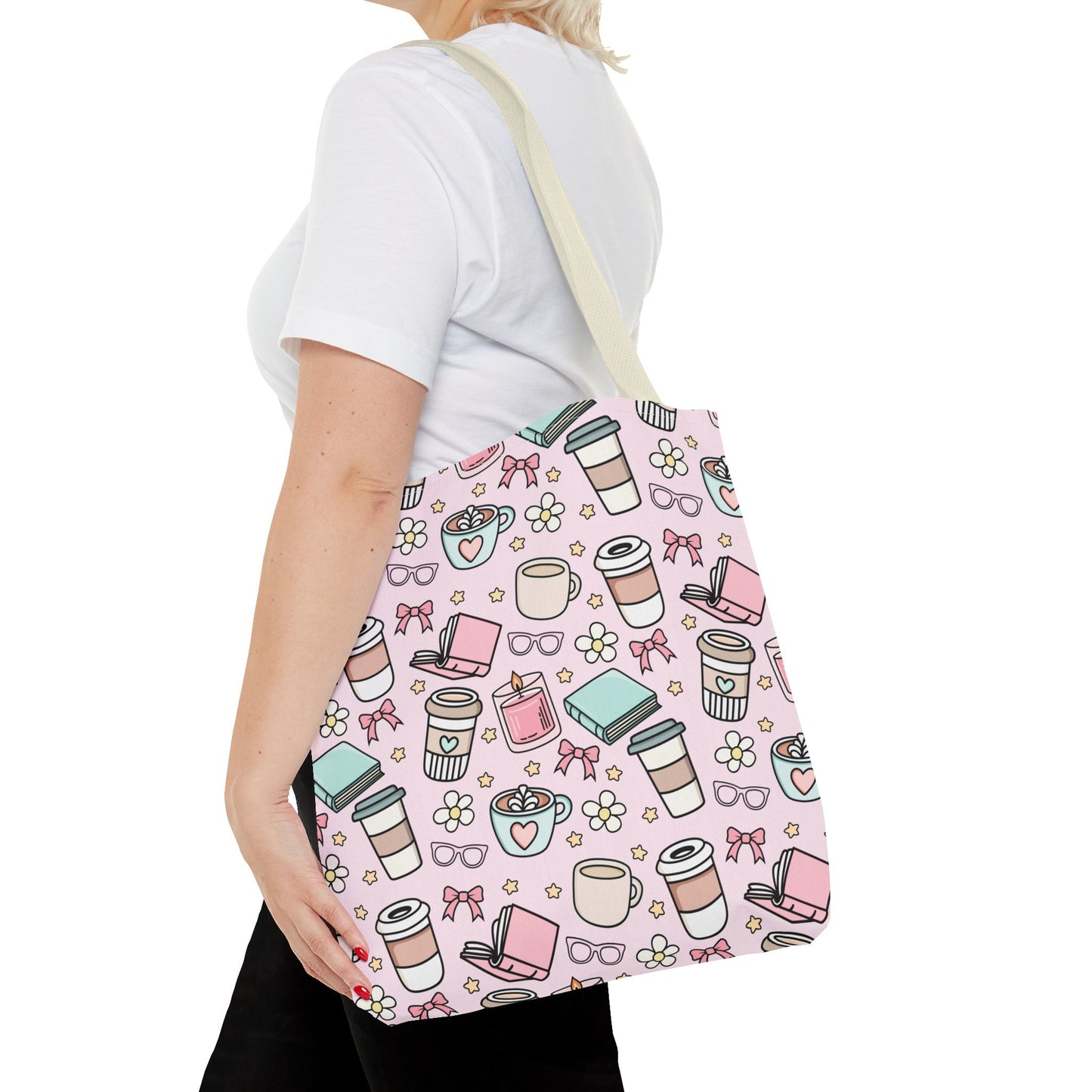 Books & Coffee Coffee Tote Bag