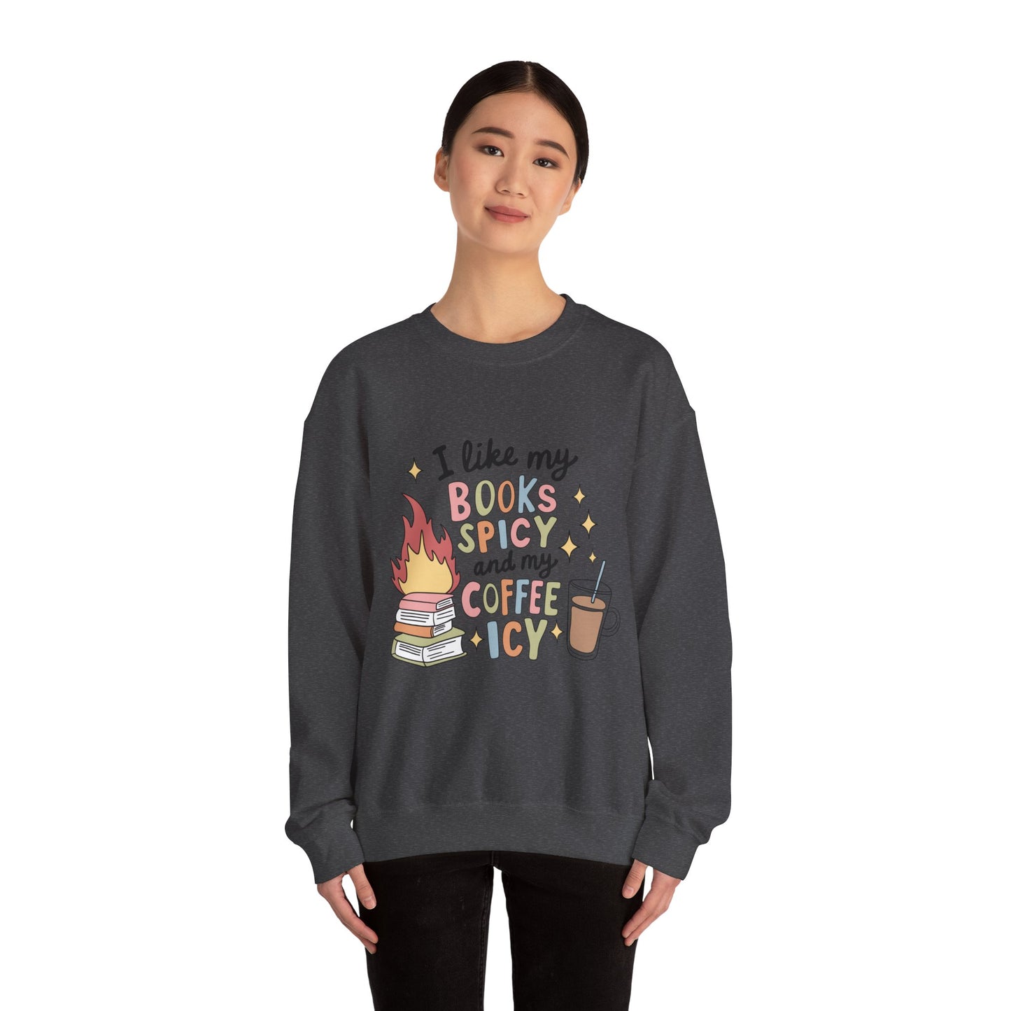 Books Spicy & Coffee Icy Unisex Sweatshirt