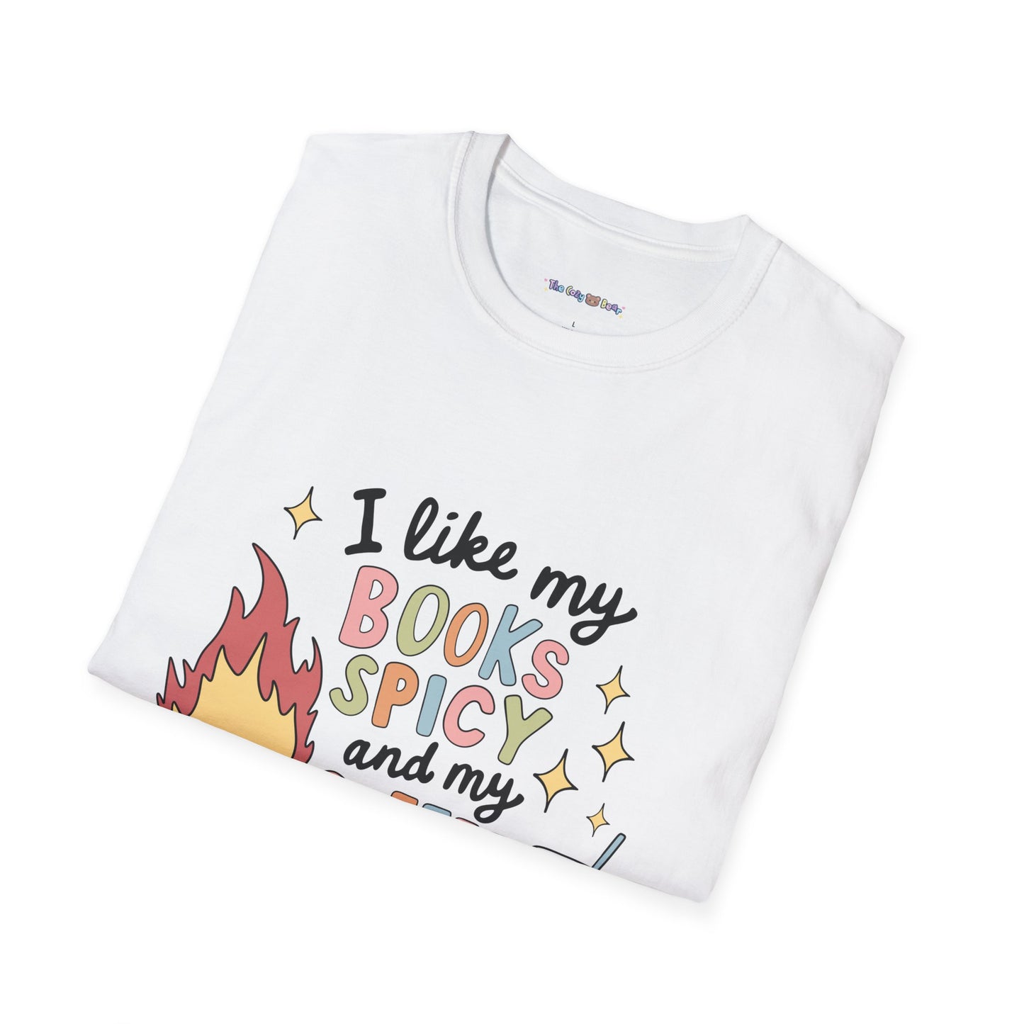 I Like My Books Spicy & Coffee Icy T-Shirt