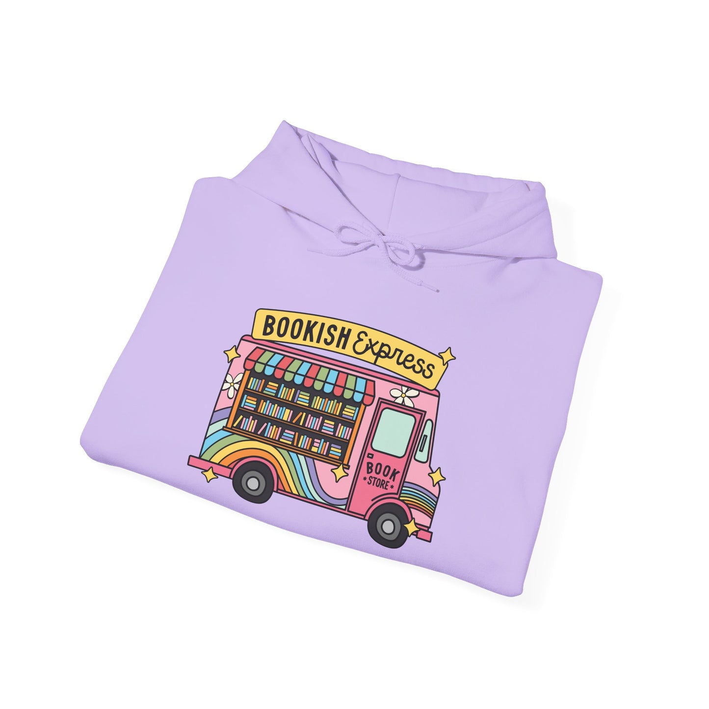 Bookish Express Hoodie - Cozy Unisex Heavy Blend Sweatshirt