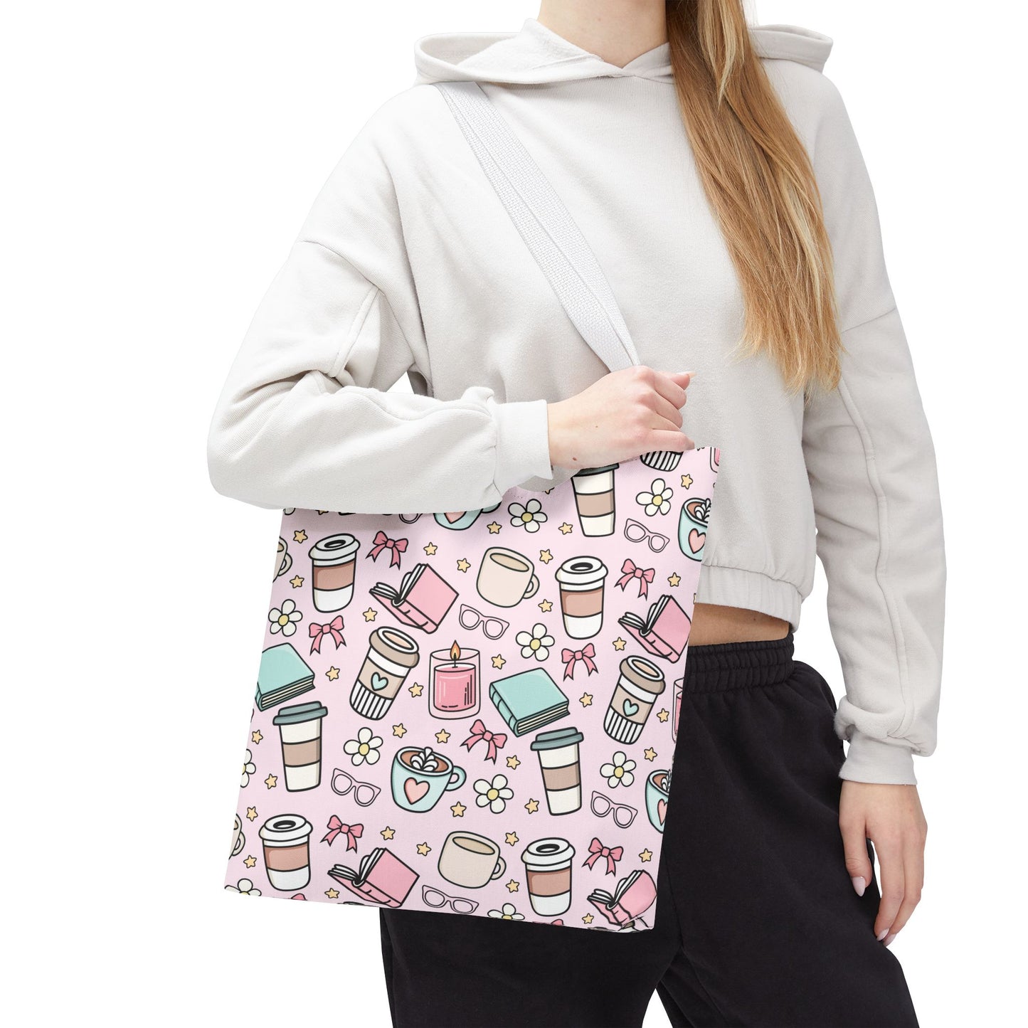 Books & Coffee Coffee Tote Bag
