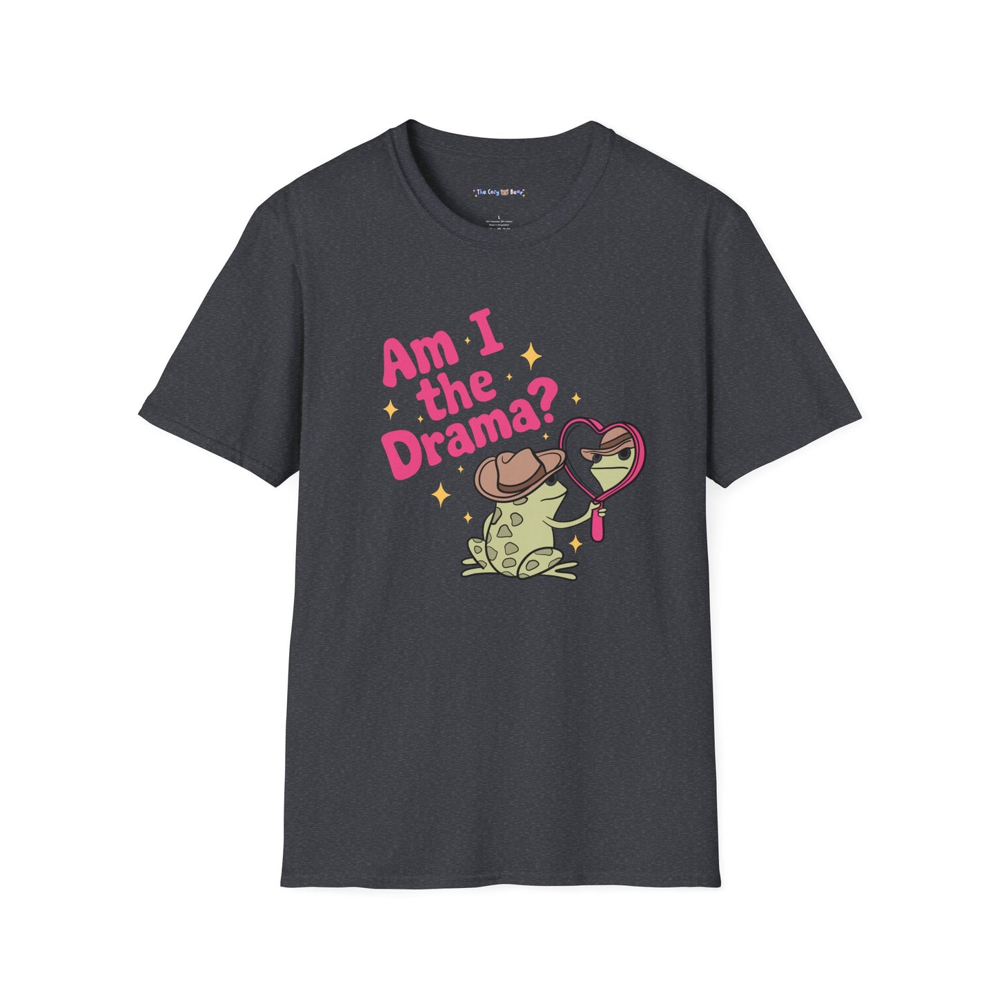 Am I the Drama? Funny Unisex Softstyle T-Shirt