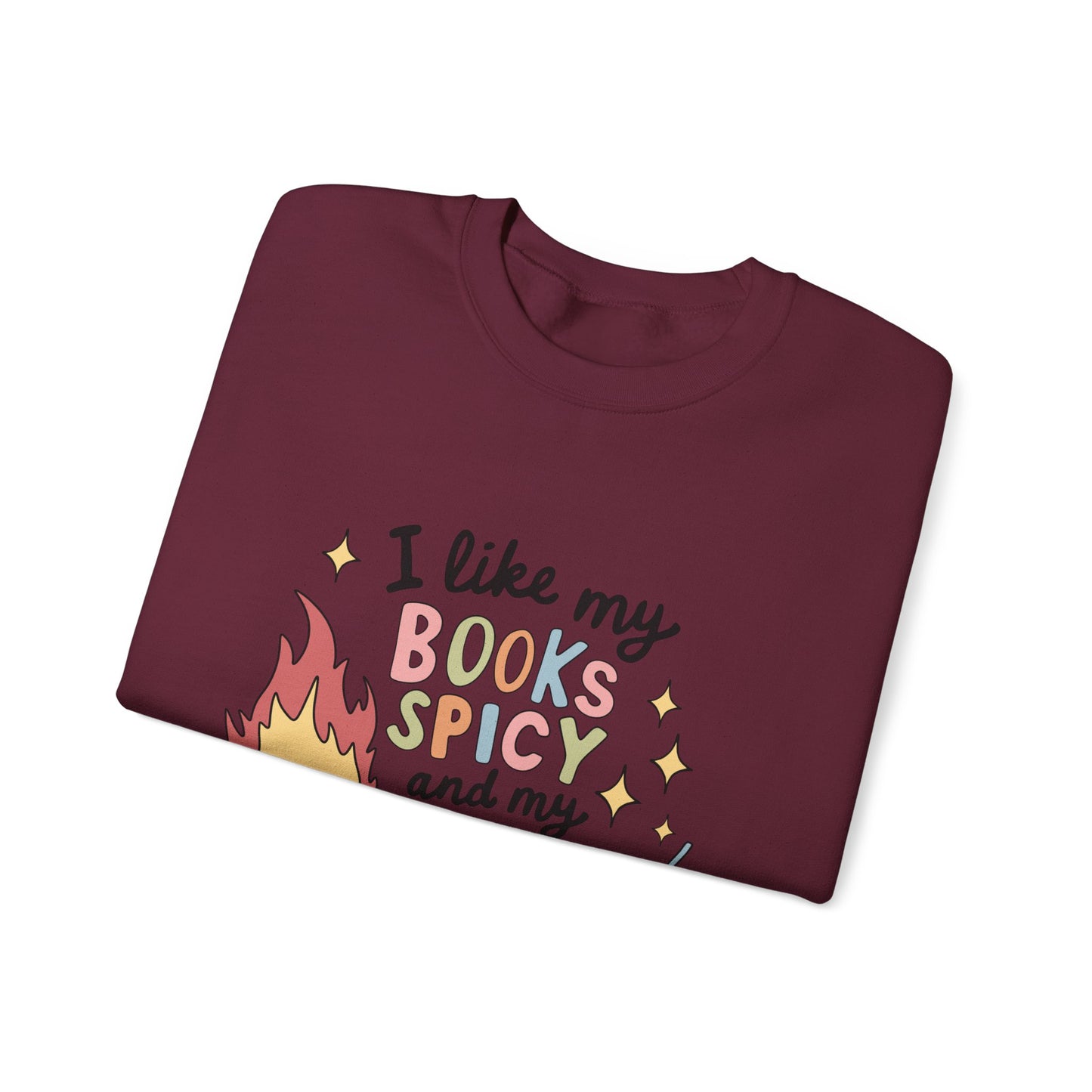 Books Spicy & Coffee Icy Unisex Sweatshirt