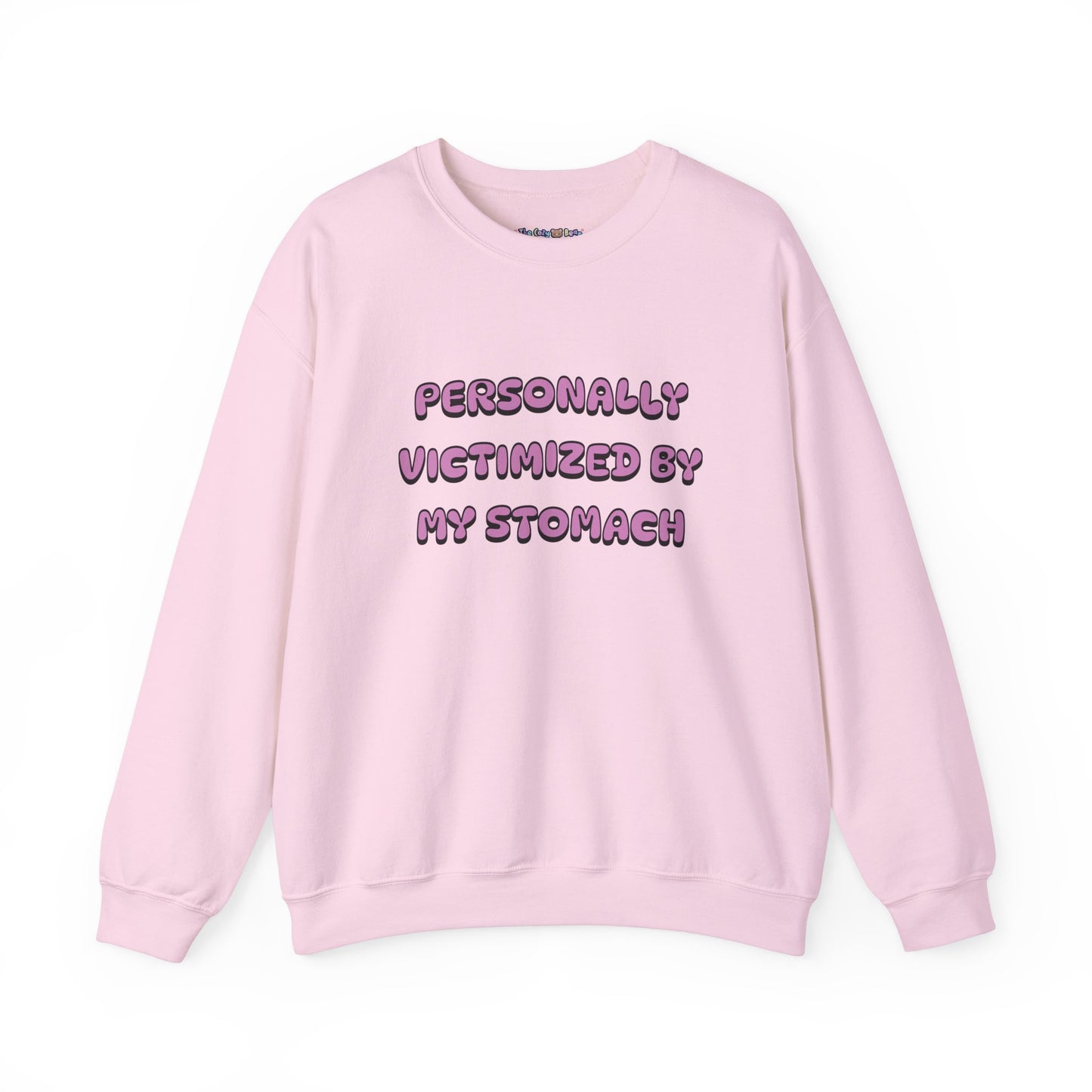 'Personally Victimized by My Stomach' Unisex Crewneck Sweatshirt