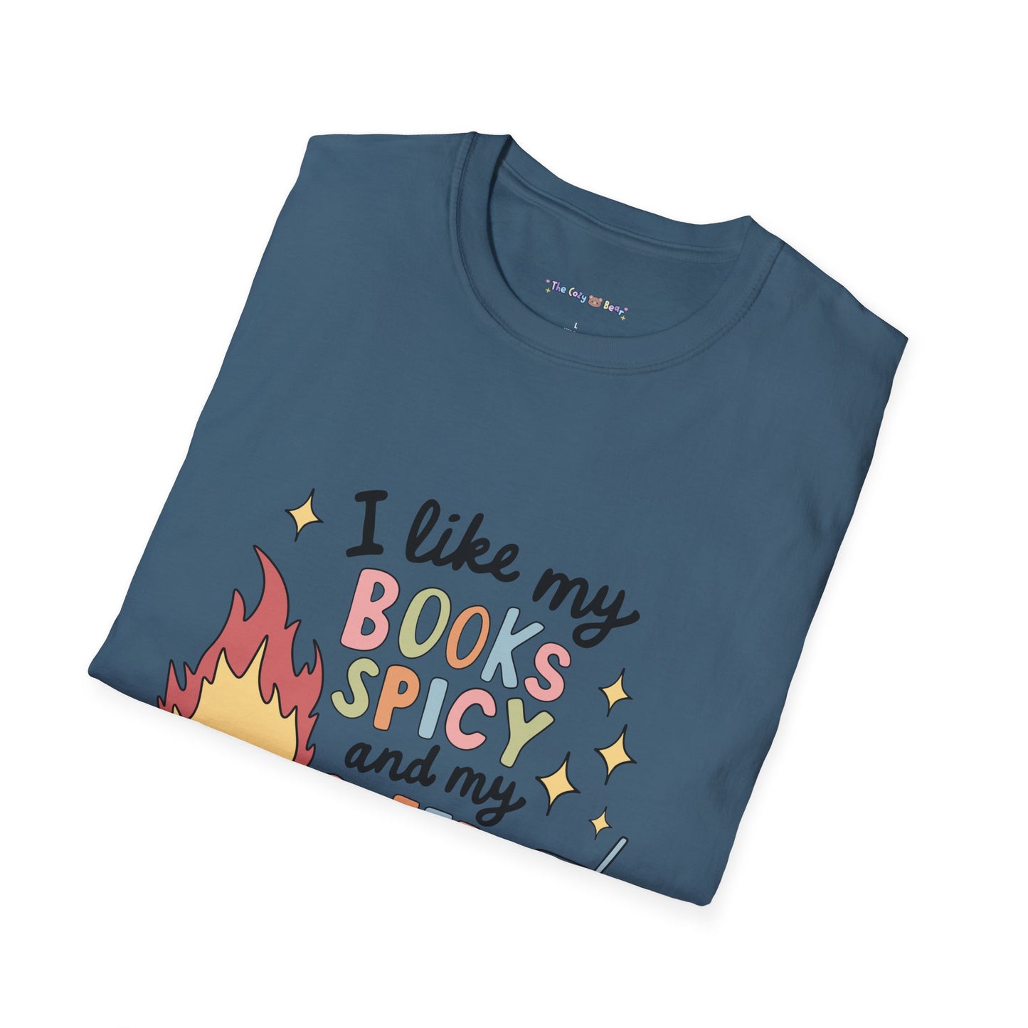 I Like My Books Spicy & Coffee Icy T-Shirt