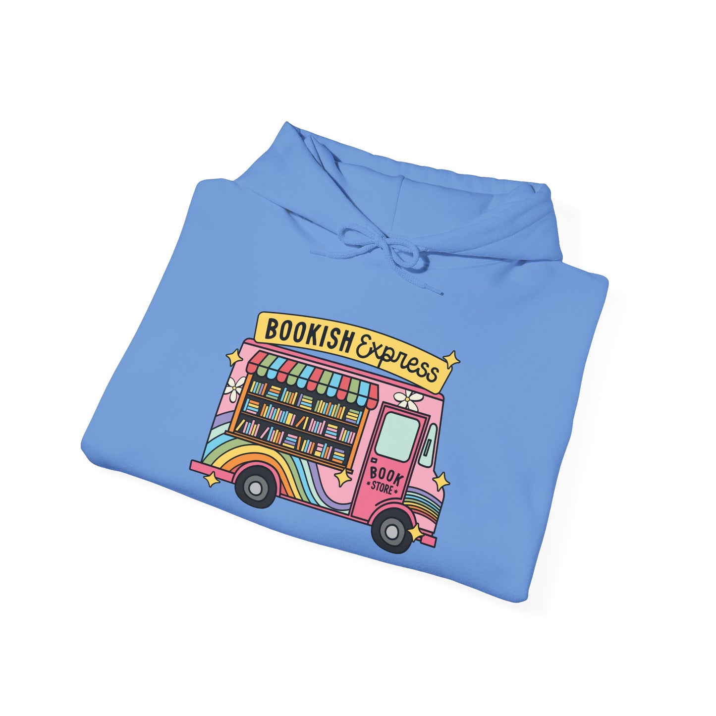 Bookish Express Hoodie - Cozy Unisex Heavy Blend Sweatshirt