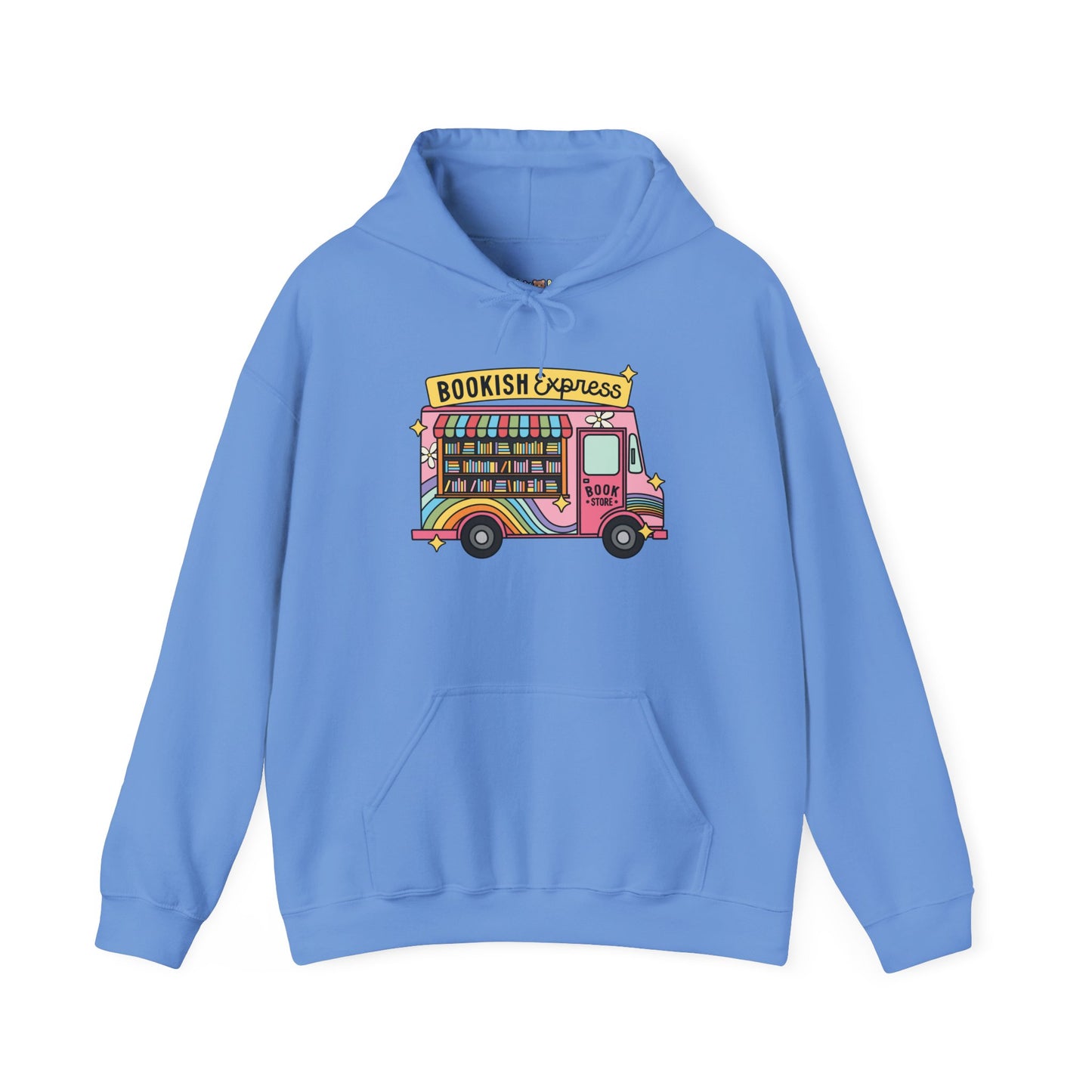 Bookish Express Hoodie - Cozy Unisex Heavy Blend Sweatshirt
