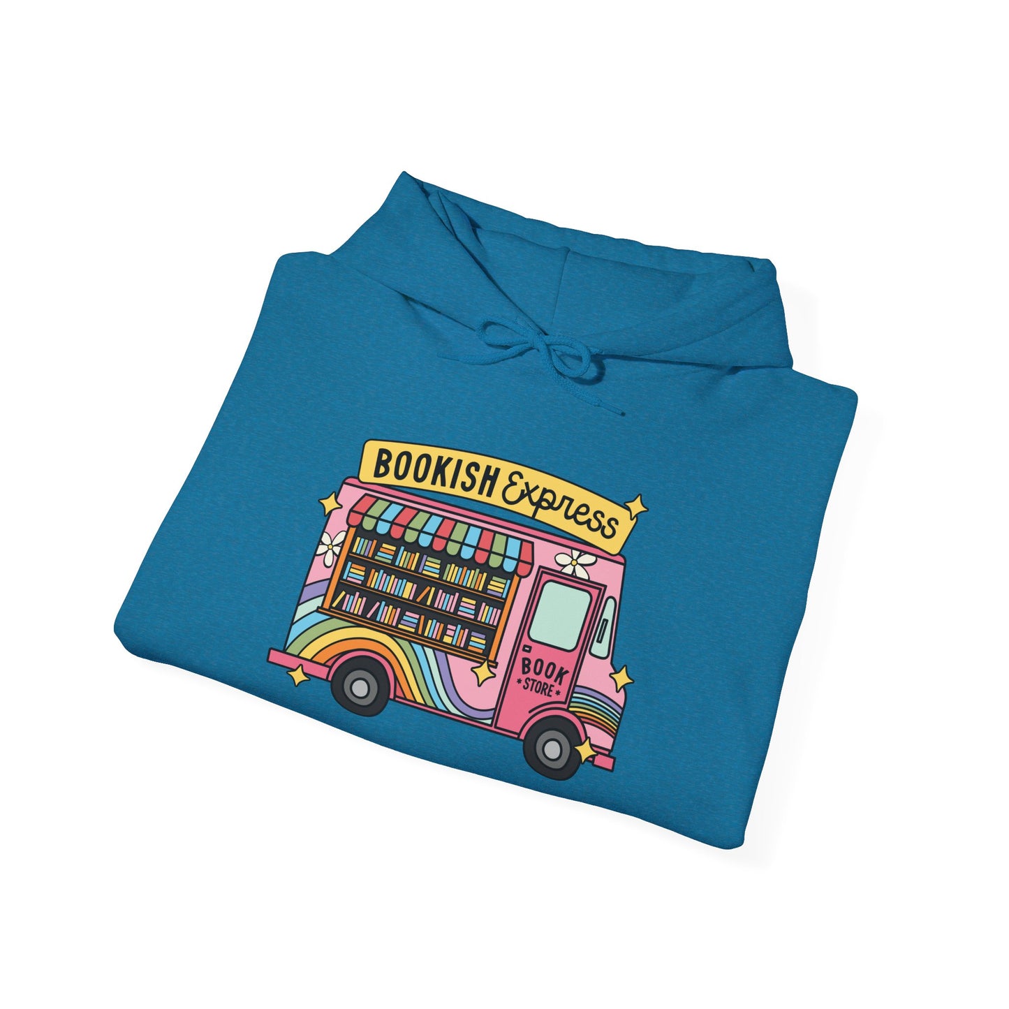 Bookish Express Hoodie - Cozy Unisex Heavy Blend Sweatshirt