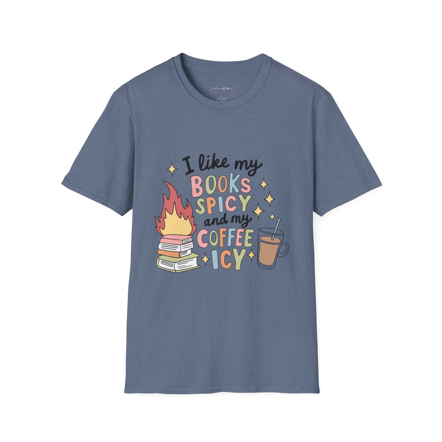 I Like My Books Spicy & Coffee Icy T-Shirt