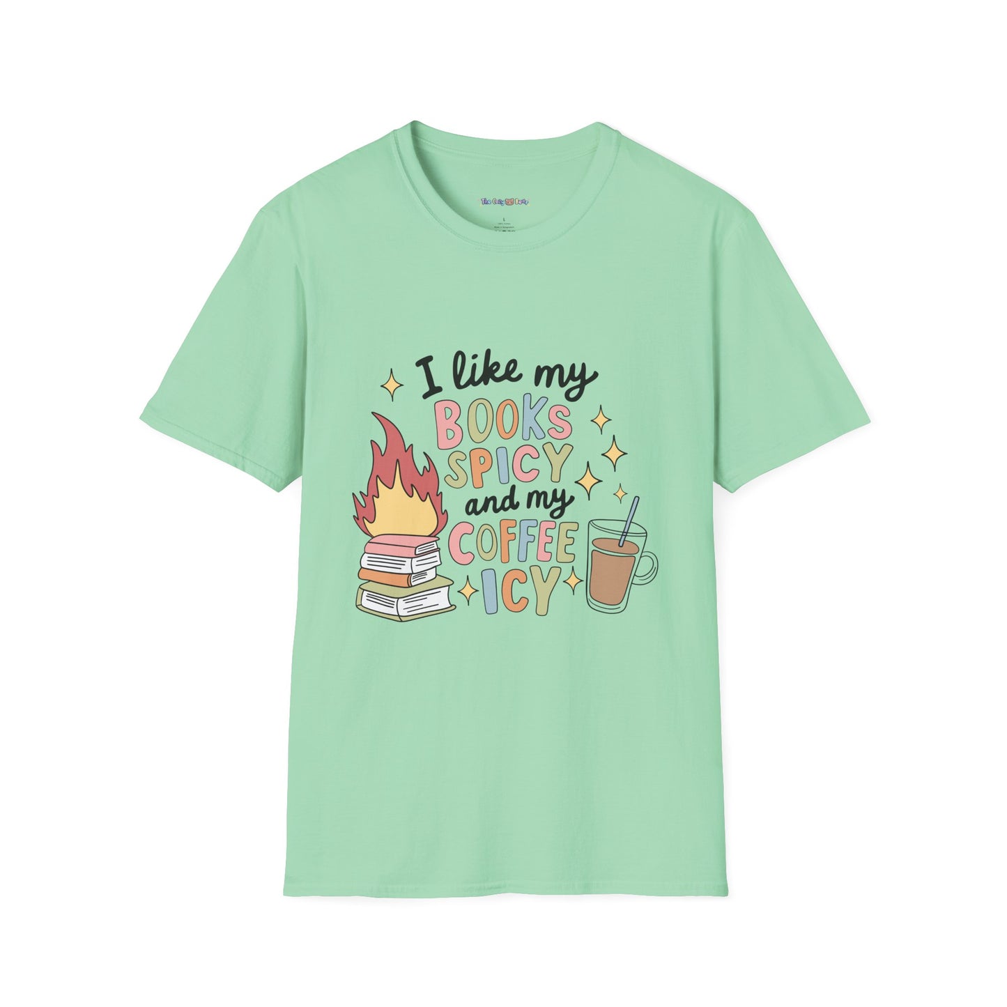 I Like My Books Spicy & Coffee Icy T-Shirt