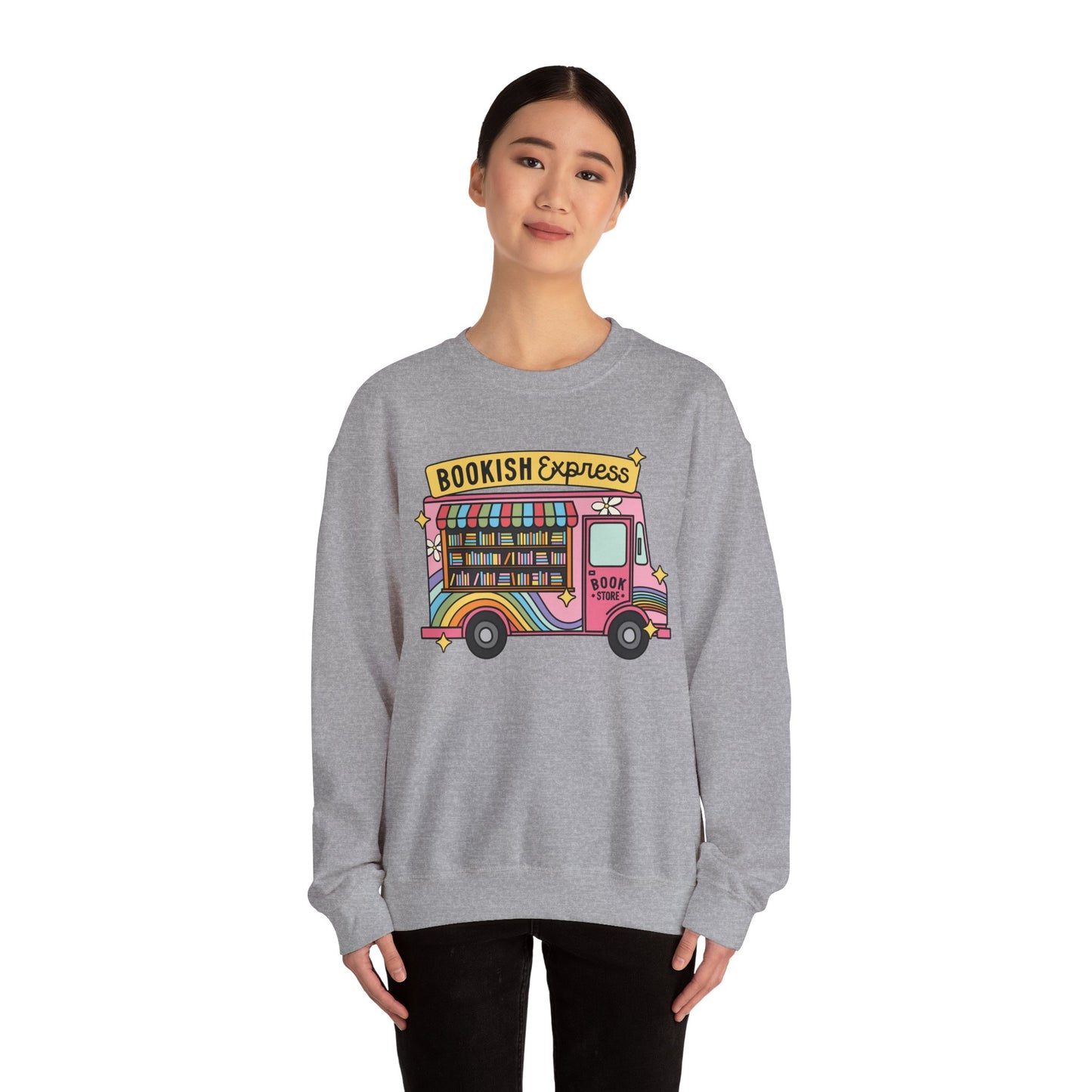 Bookish Express Unisex Heavy Blend Crewneck Sweatshirt