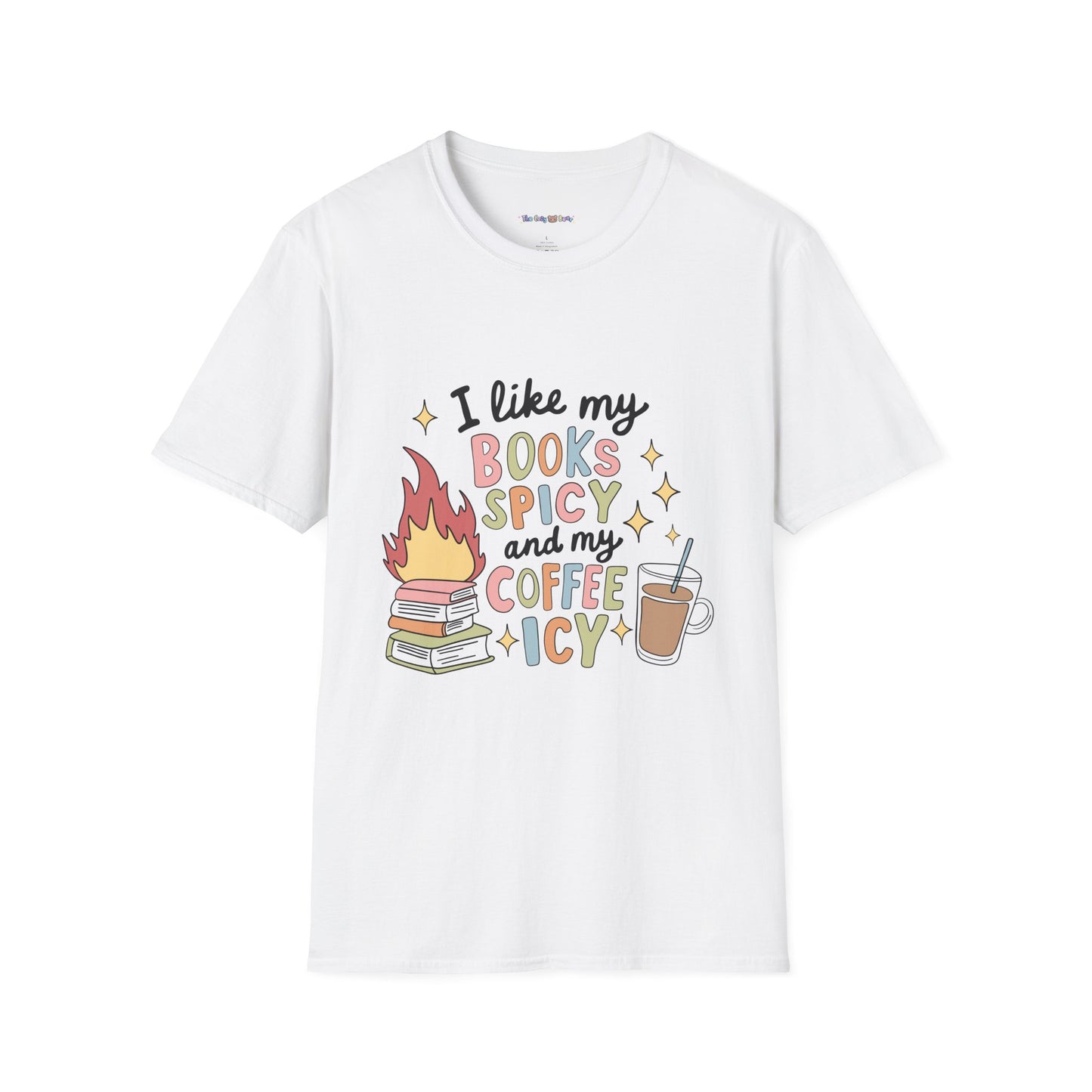 I Like My Books Spicy & Coffee Icy T-Shirt