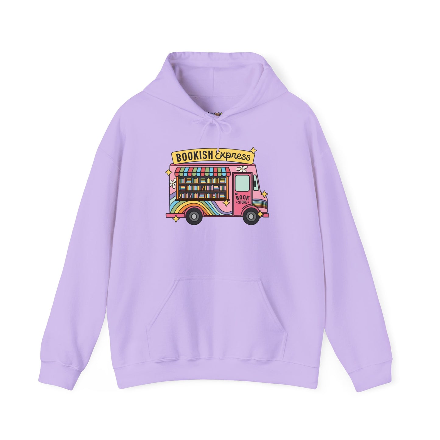 Bookish Express Hoodie - Cozy Unisex Heavy Blend Sweatshirt