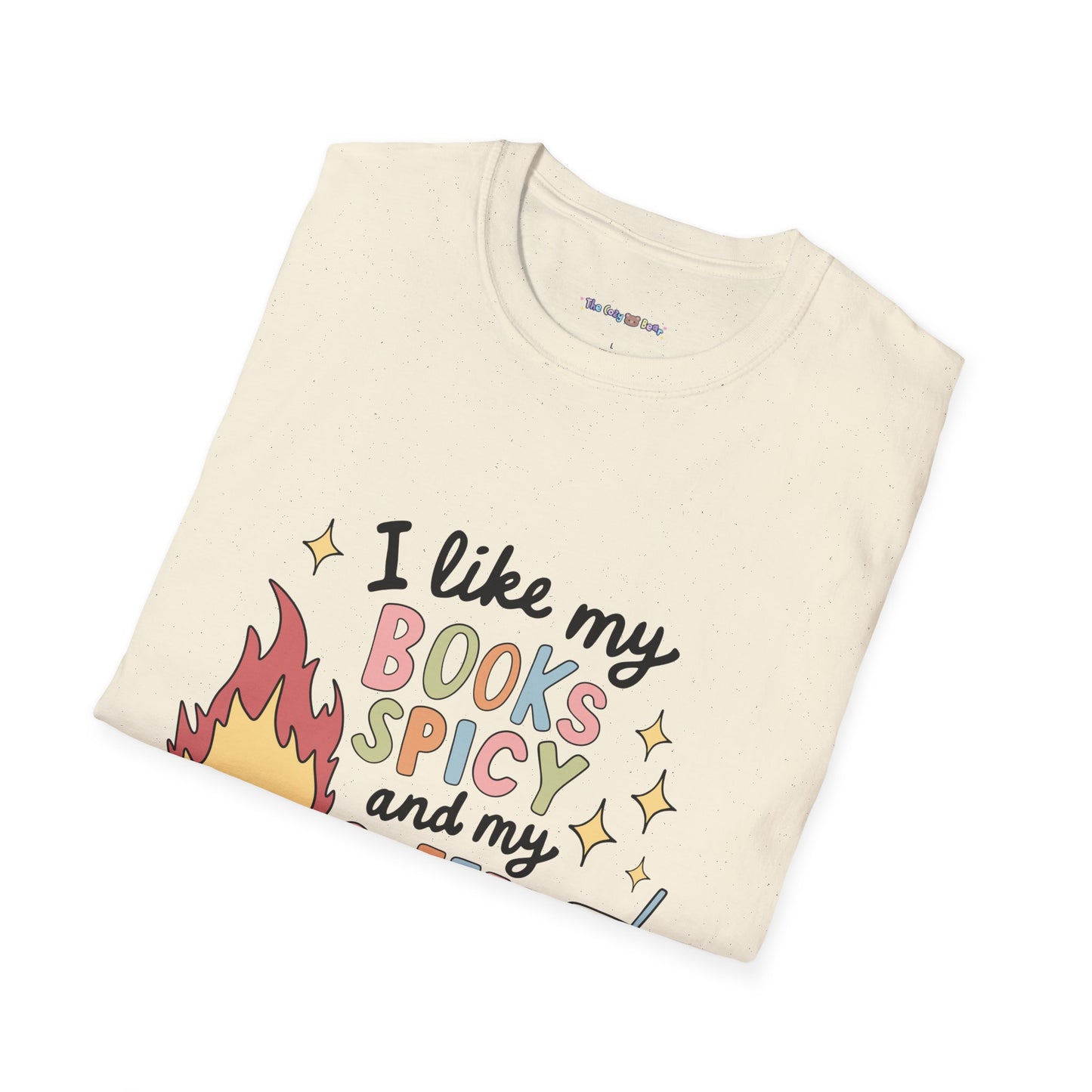 I Like My Books Spicy & Coffee Icy T-Shirt