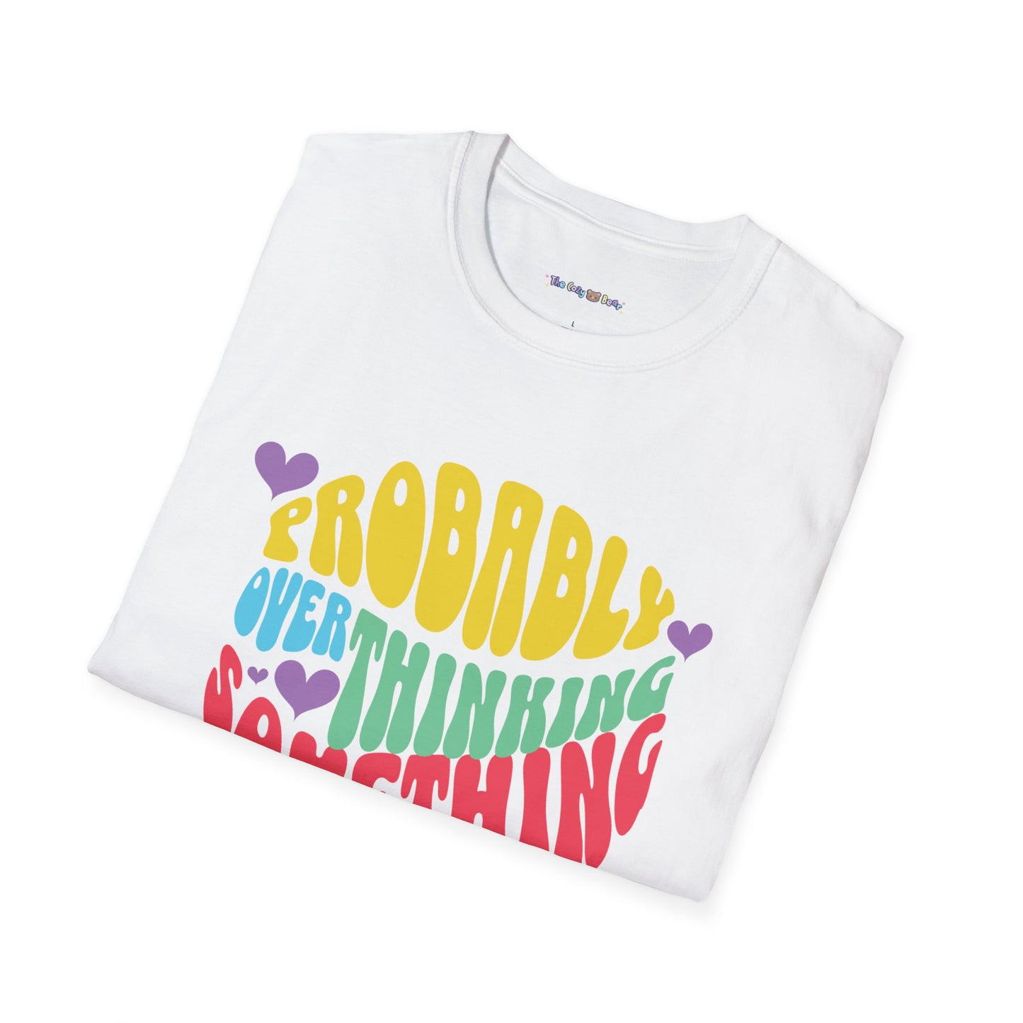 'Probably Overthinking Something' Unisex Softstyle T-Shirt