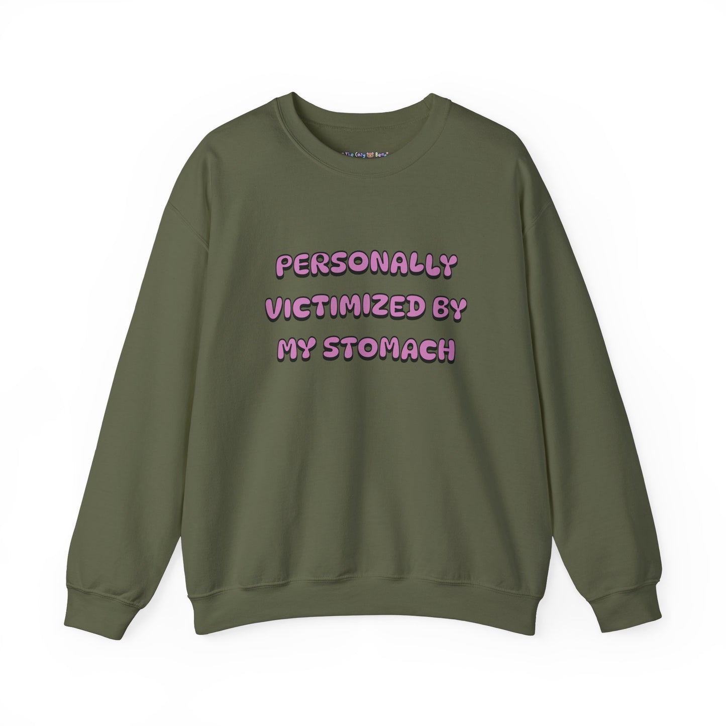 'Personally Victimized by My Stomach' Unisex Crewneck Sweatshirt