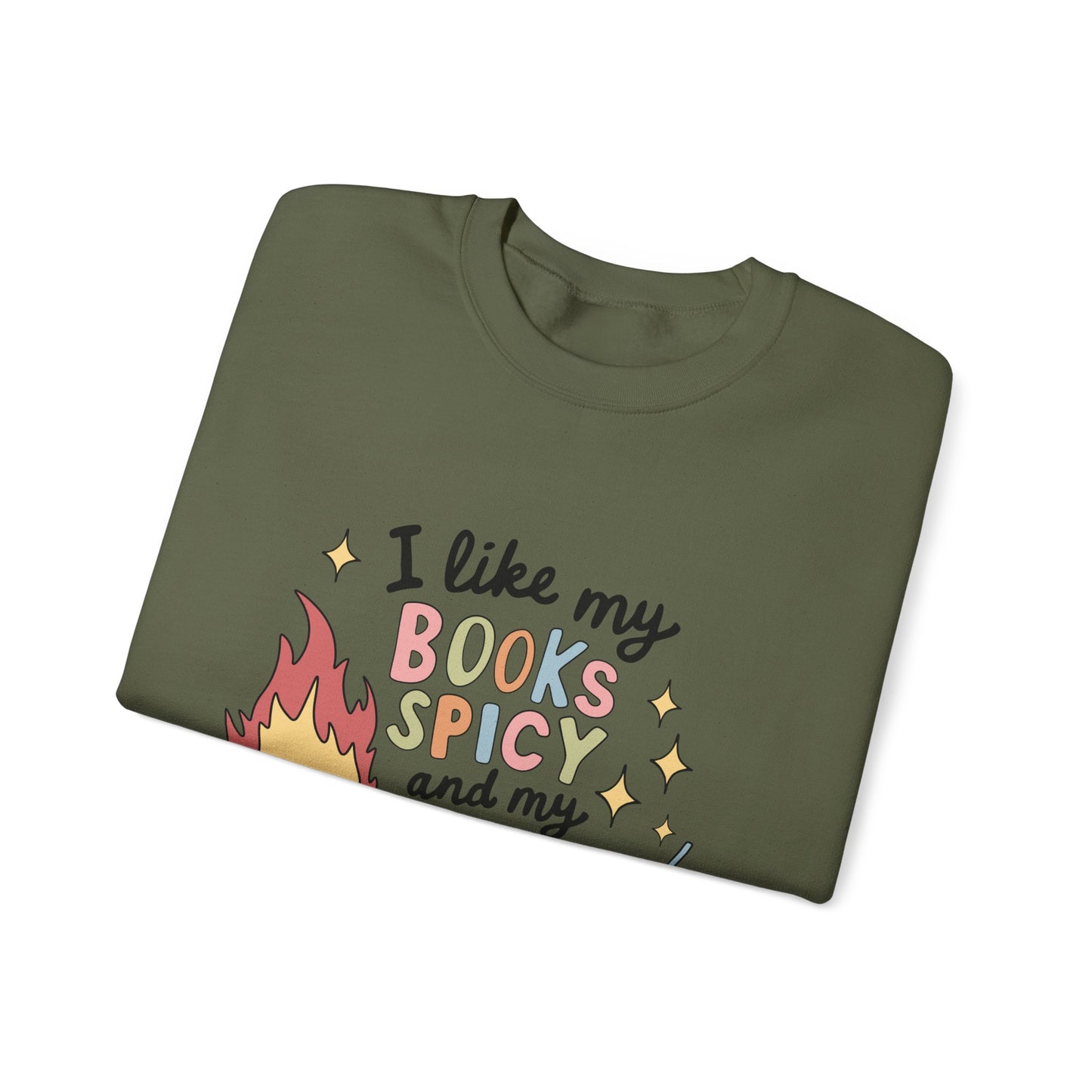 Books Spicy & Coffee Icy Unisex Sweatshirt