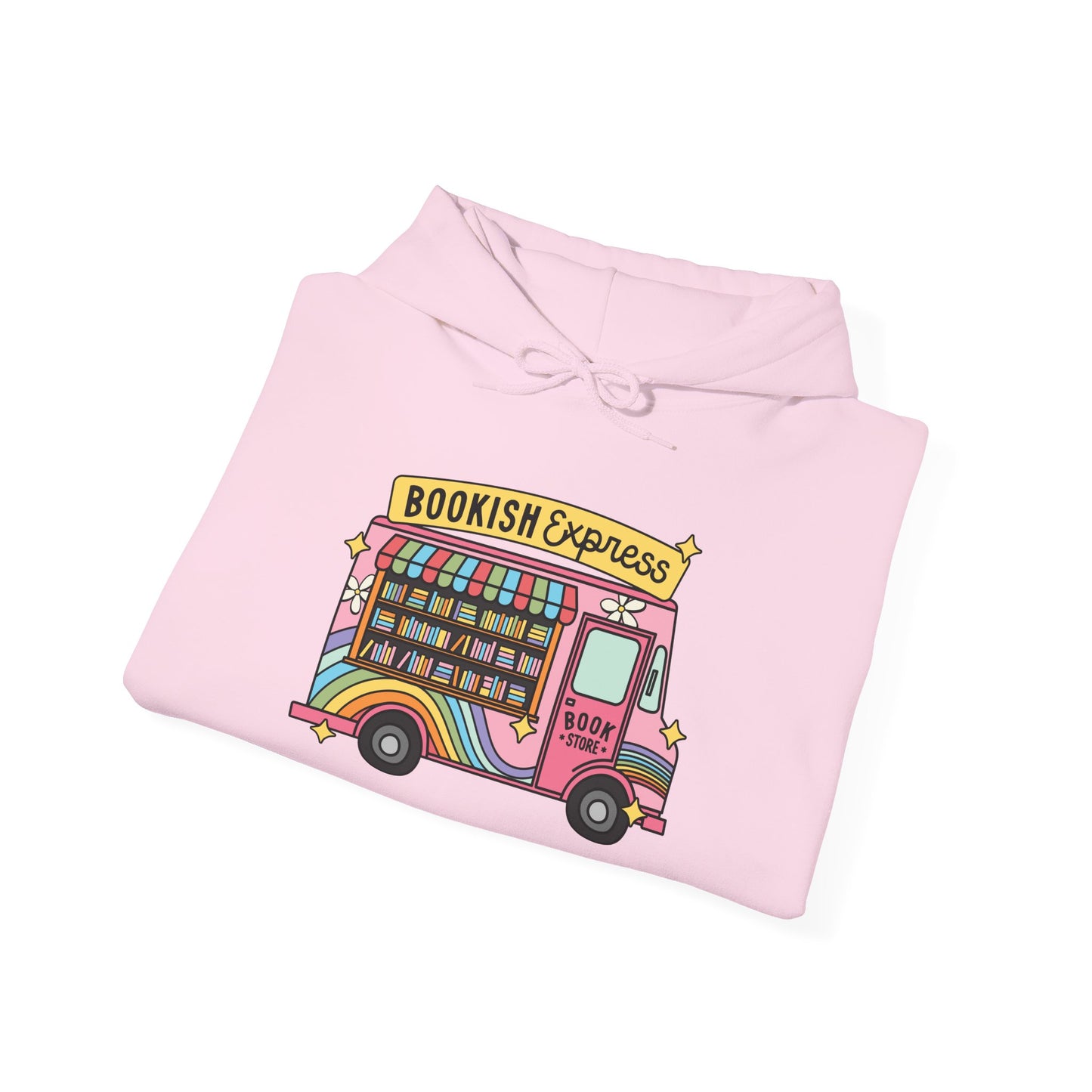 Bookish Express Hoodie - Cozy Unisex Heavy Blend Sweatshirt
