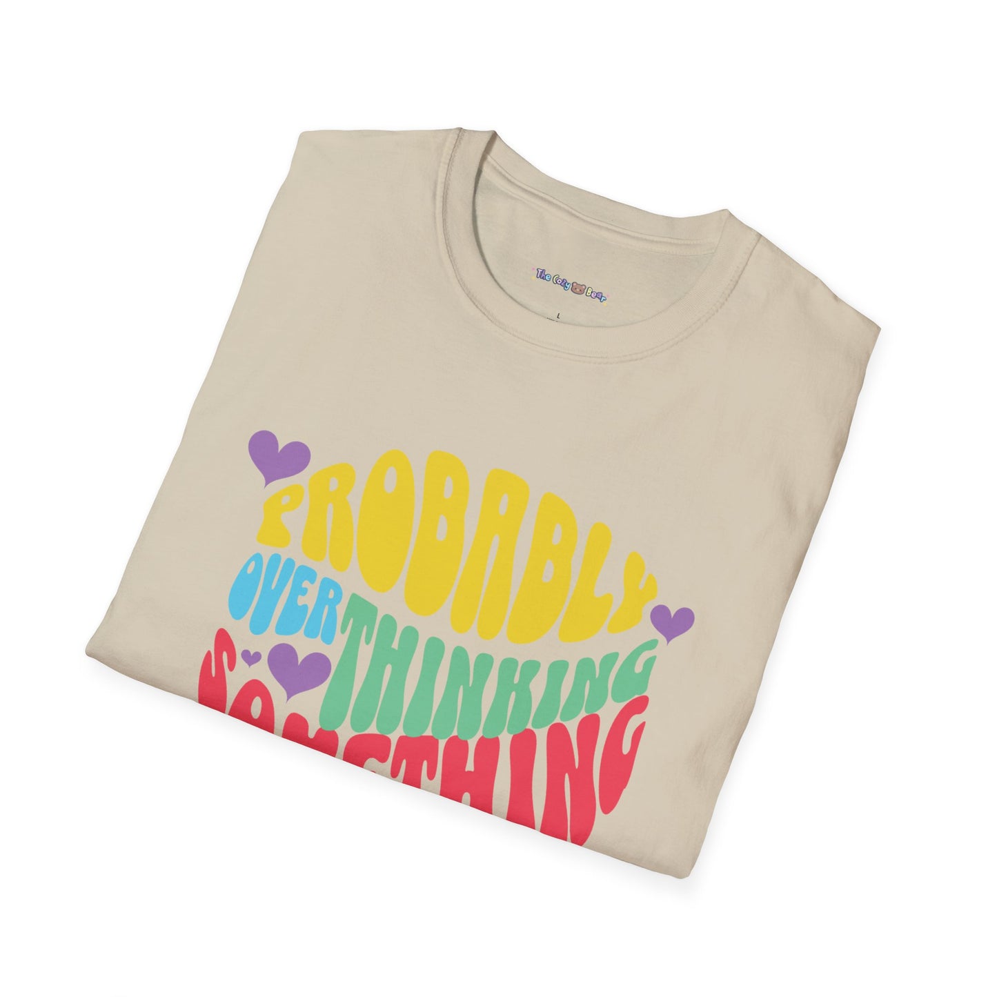 'Probably Overthinking Something' Unisex Softstyle T-Shirt