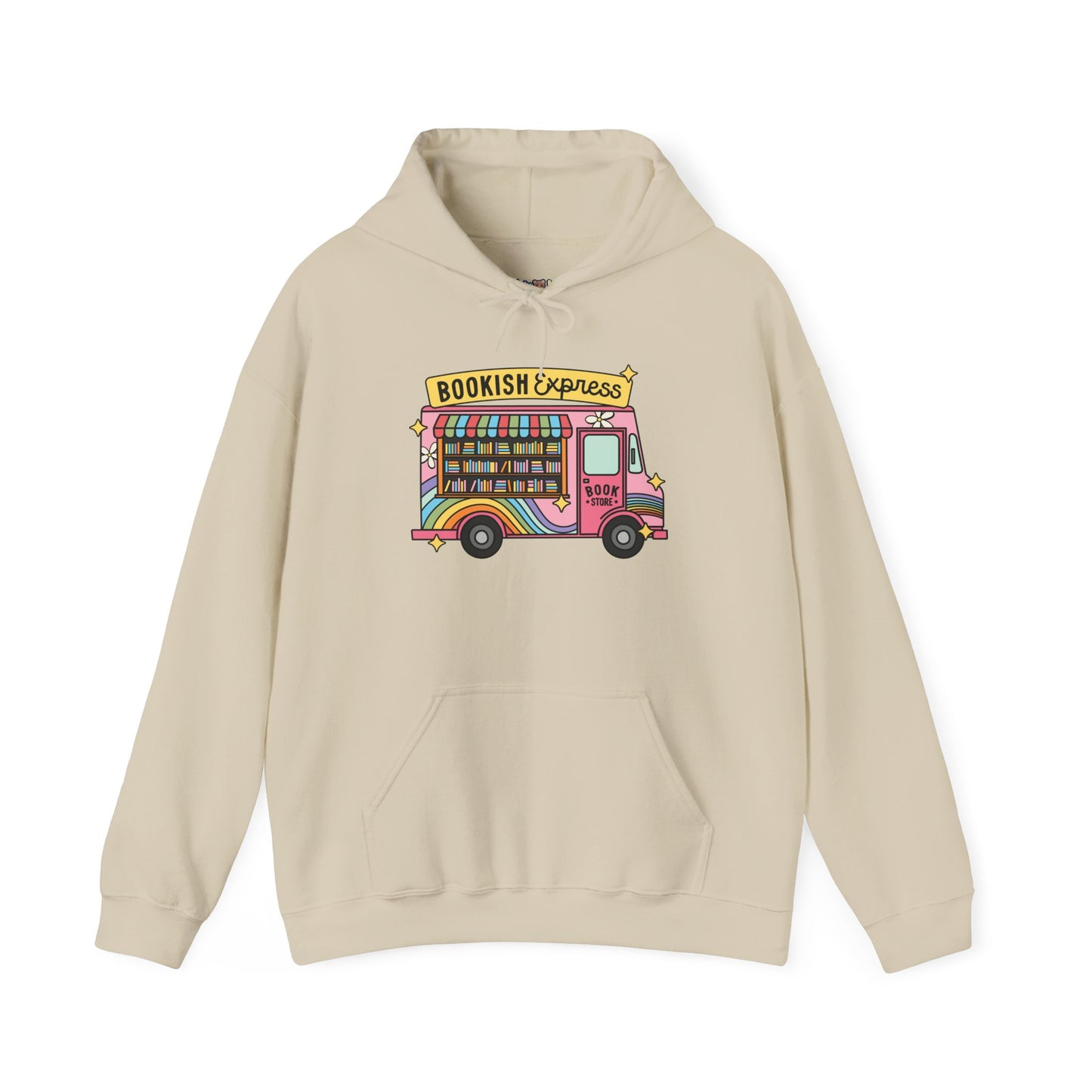 Bookish Express Hoodie - Cozy Unisex Heavy Blend Sweatshirt