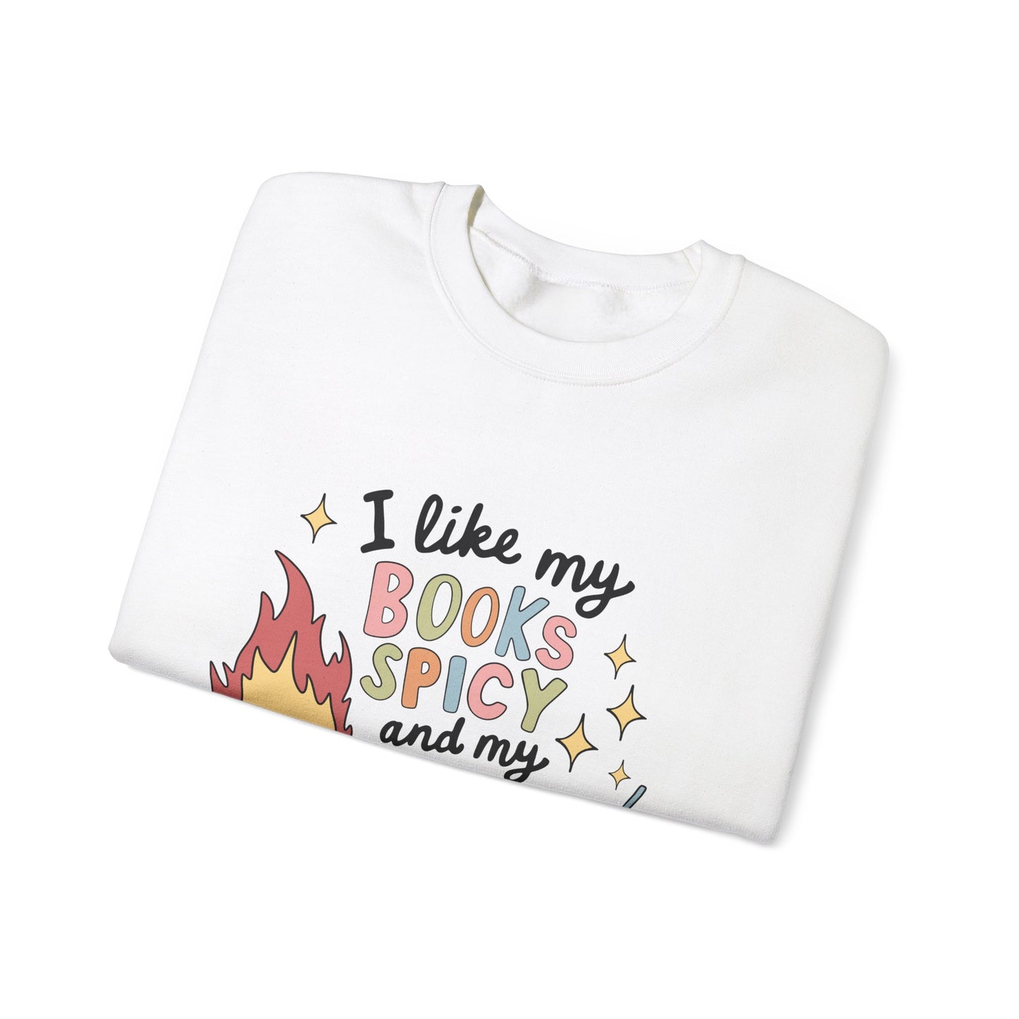 Books Spicy & Coffee Icy Unisex Sweatshirt