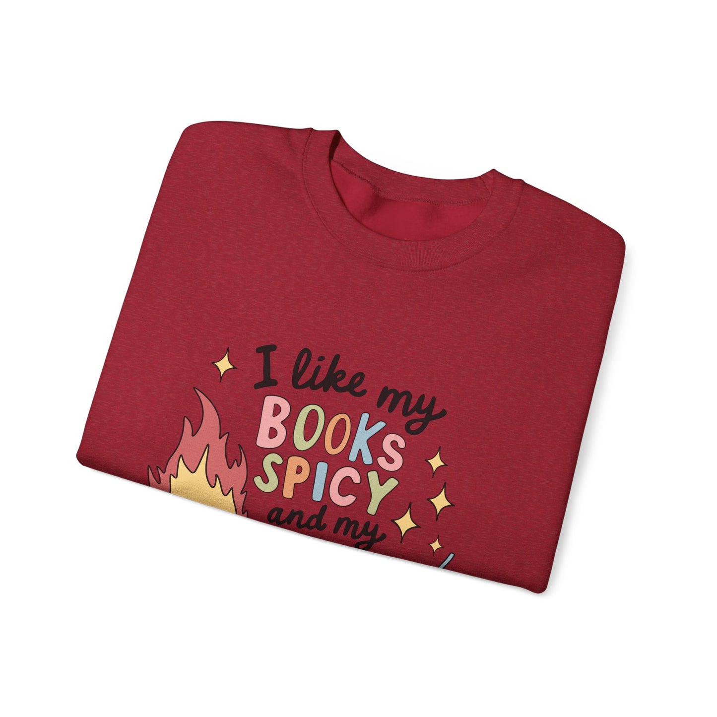 Books Spicy & Coffee Icy Unisex Sweatshirt
