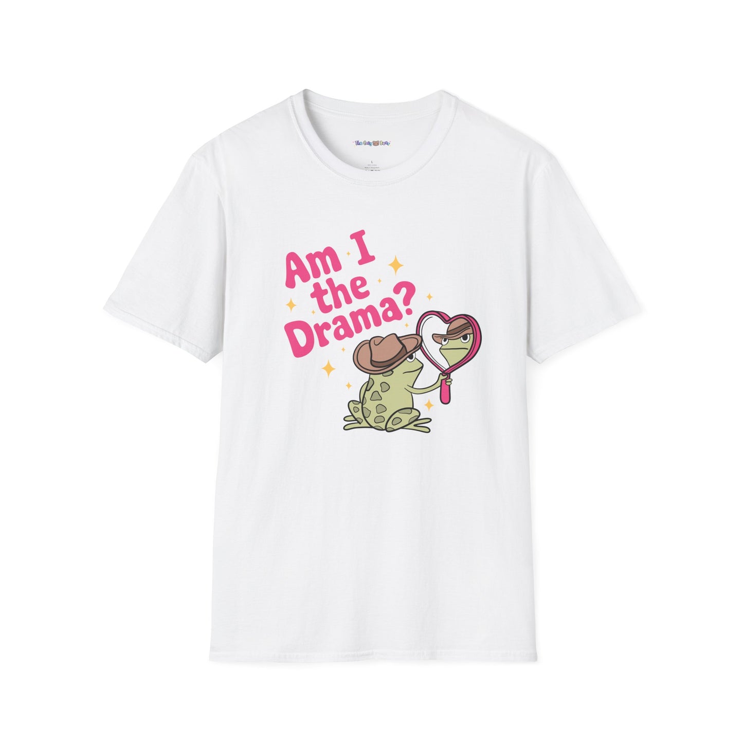 Am I the Drama? Funny Unisex Softstyle T-Shirt