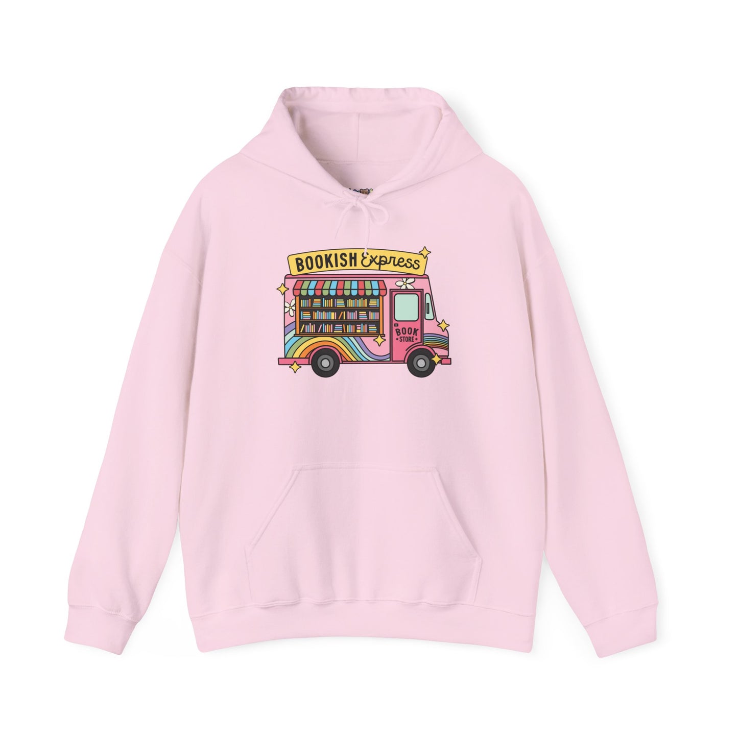 Bookish Express Hoodie - Cozy Unisex Heavy Blend Sweatshirt