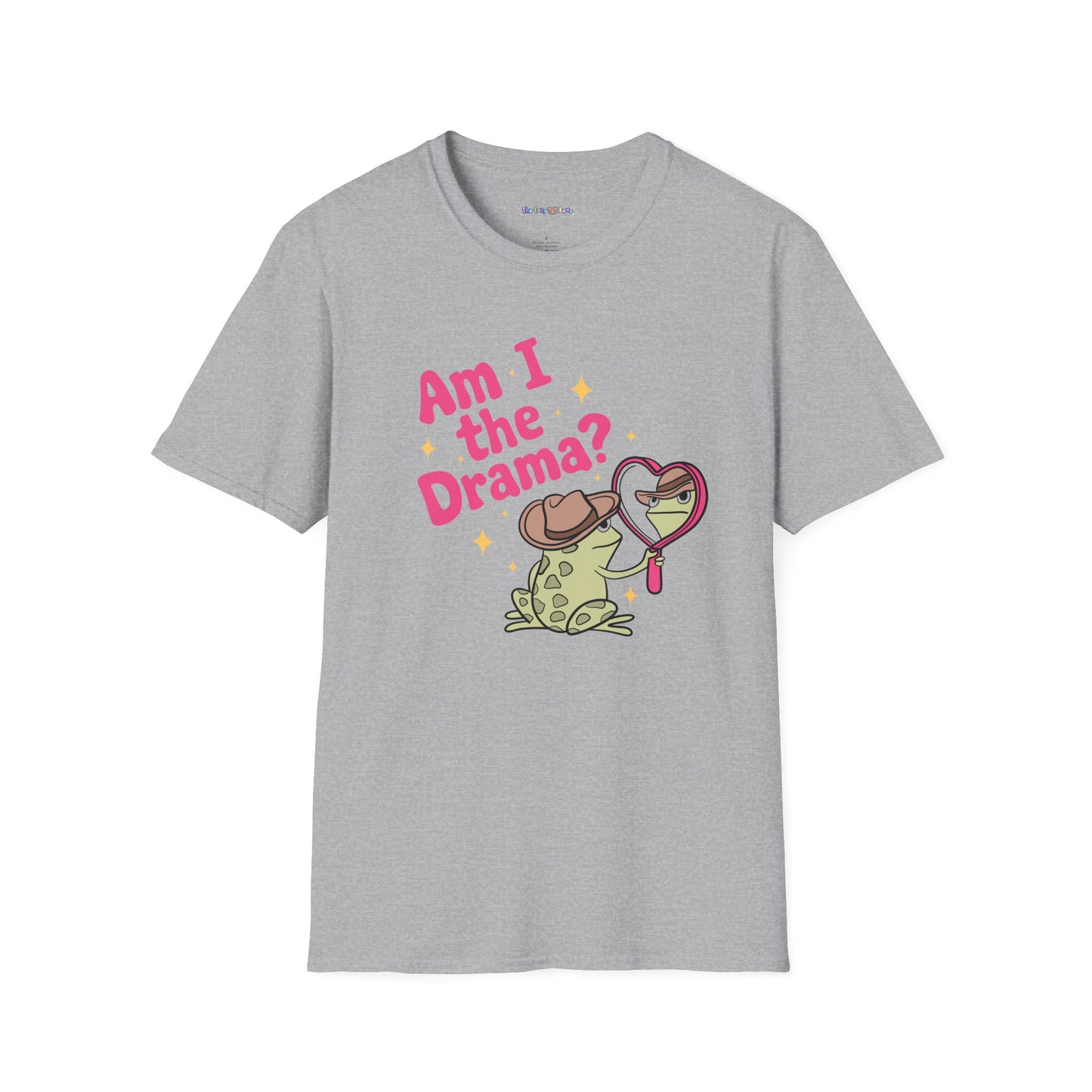Am I the Drama? Funny Unisex Softstyle T-Shirt