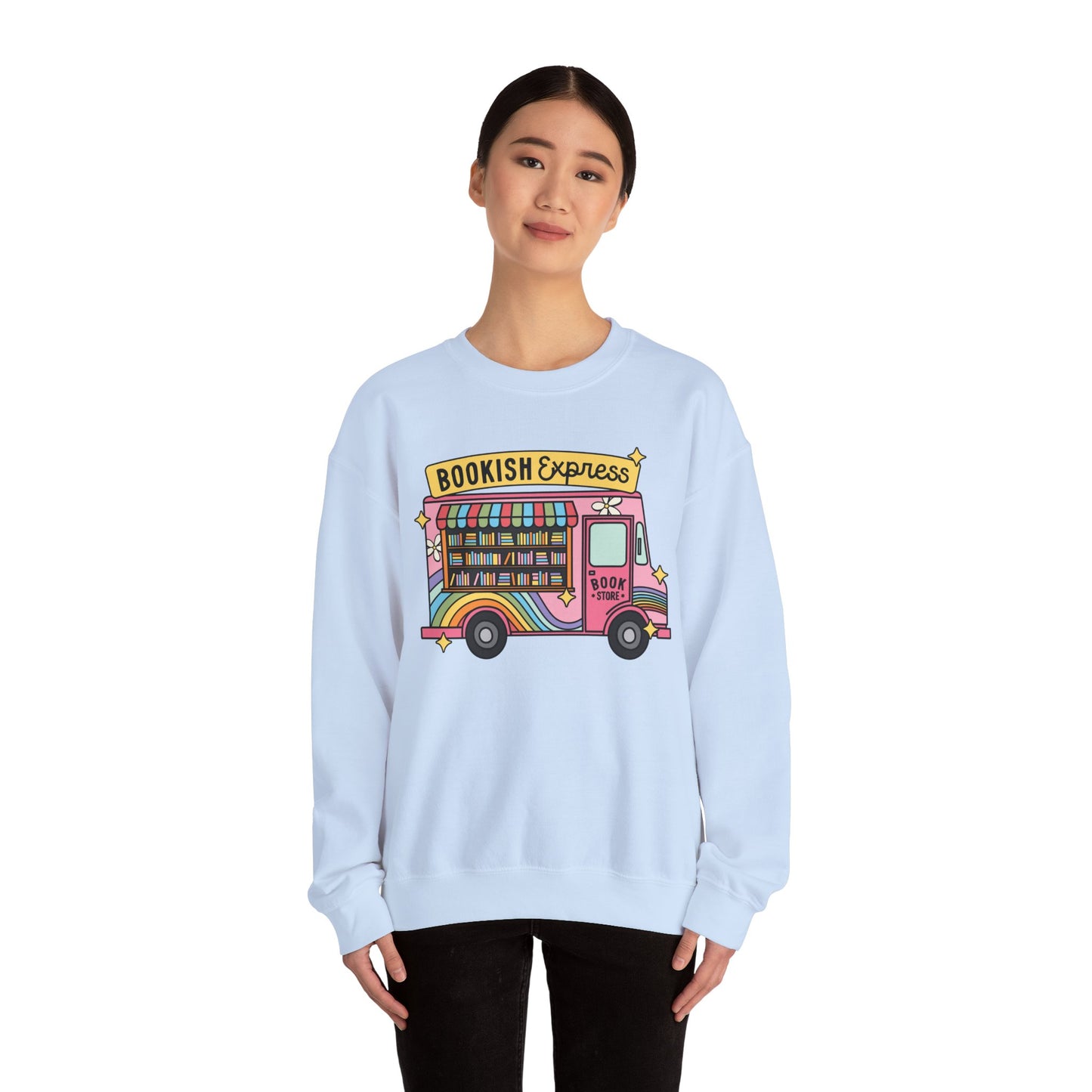 Bookish Express Unisex Heavy Blend Crewneck Sweatshirt