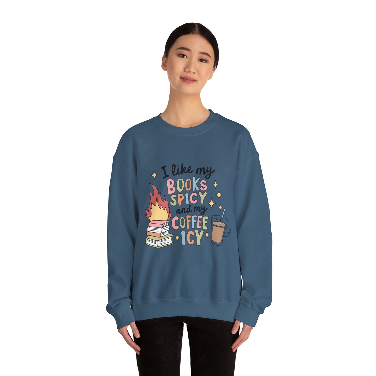 Books Spicy & Coffee Icy Unisex Sweatshirt