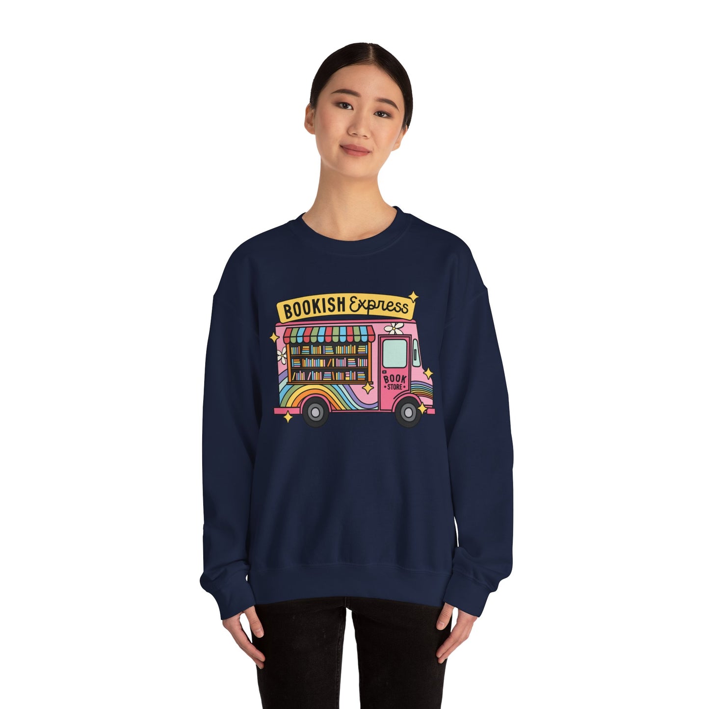 Bookish Express Unisex Heavy Blend Crewneck Sweatshirt