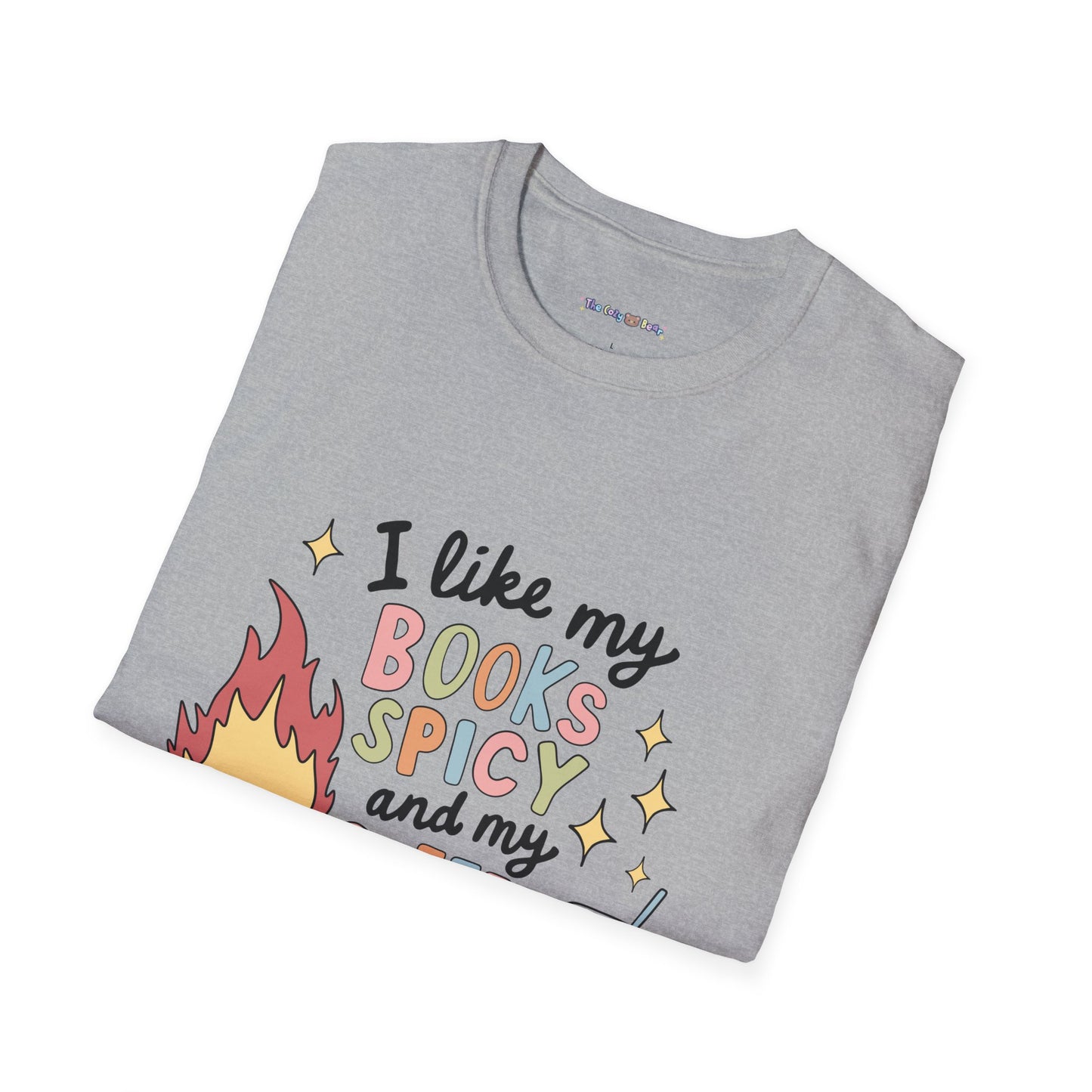 I Like My Books Spicy & Coffee Icy T-Shirt
