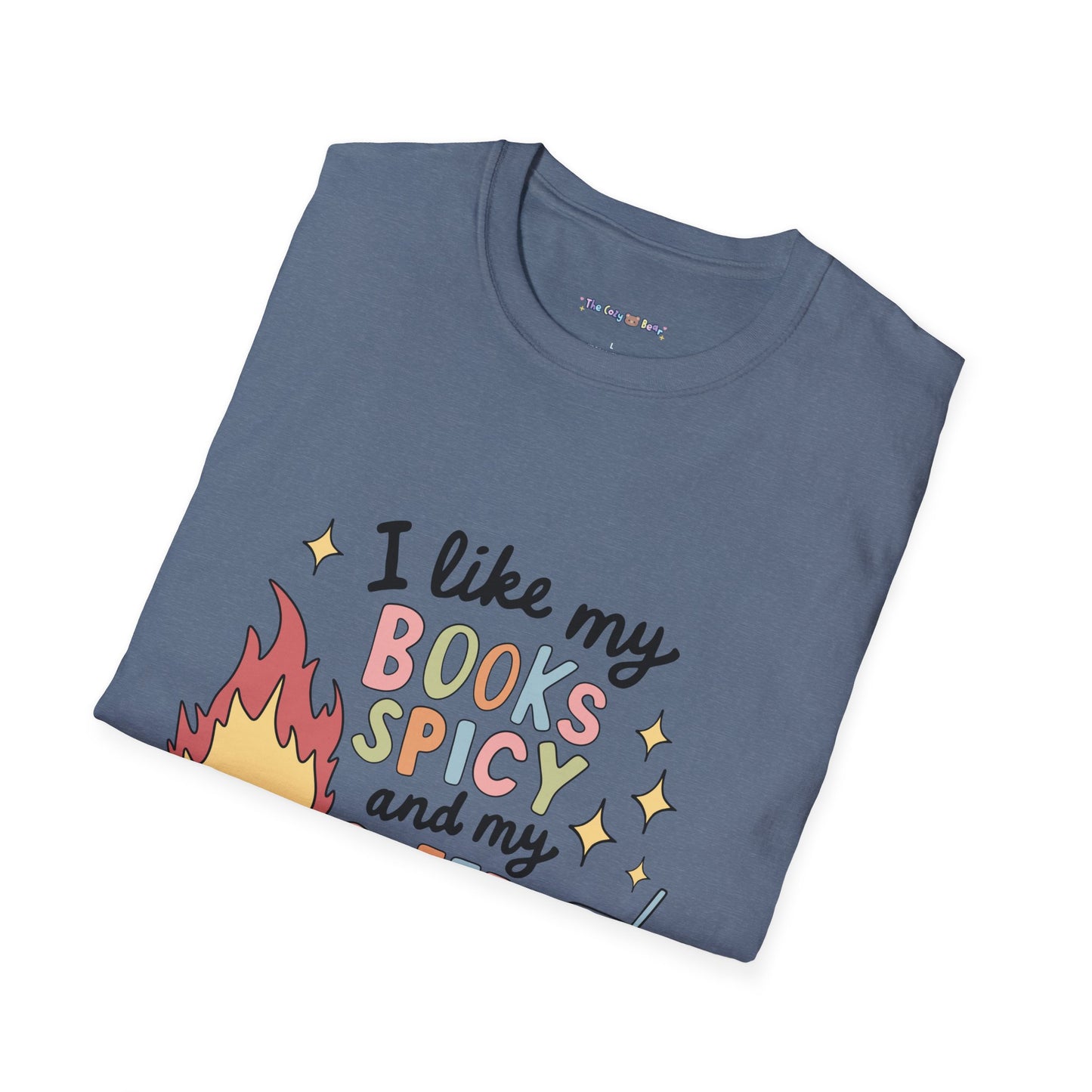 I Like My Books Spicy & Coffee Icy T-Shirt