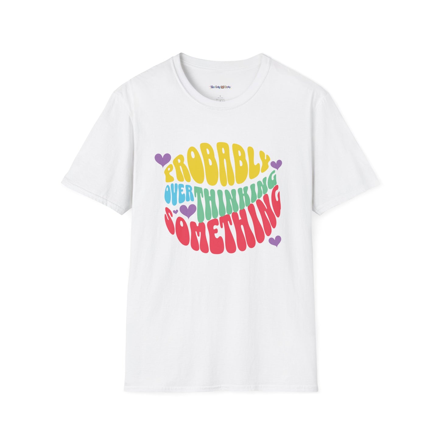 'Probably Overthinking Something' Unisex Softstyle T-Shirt