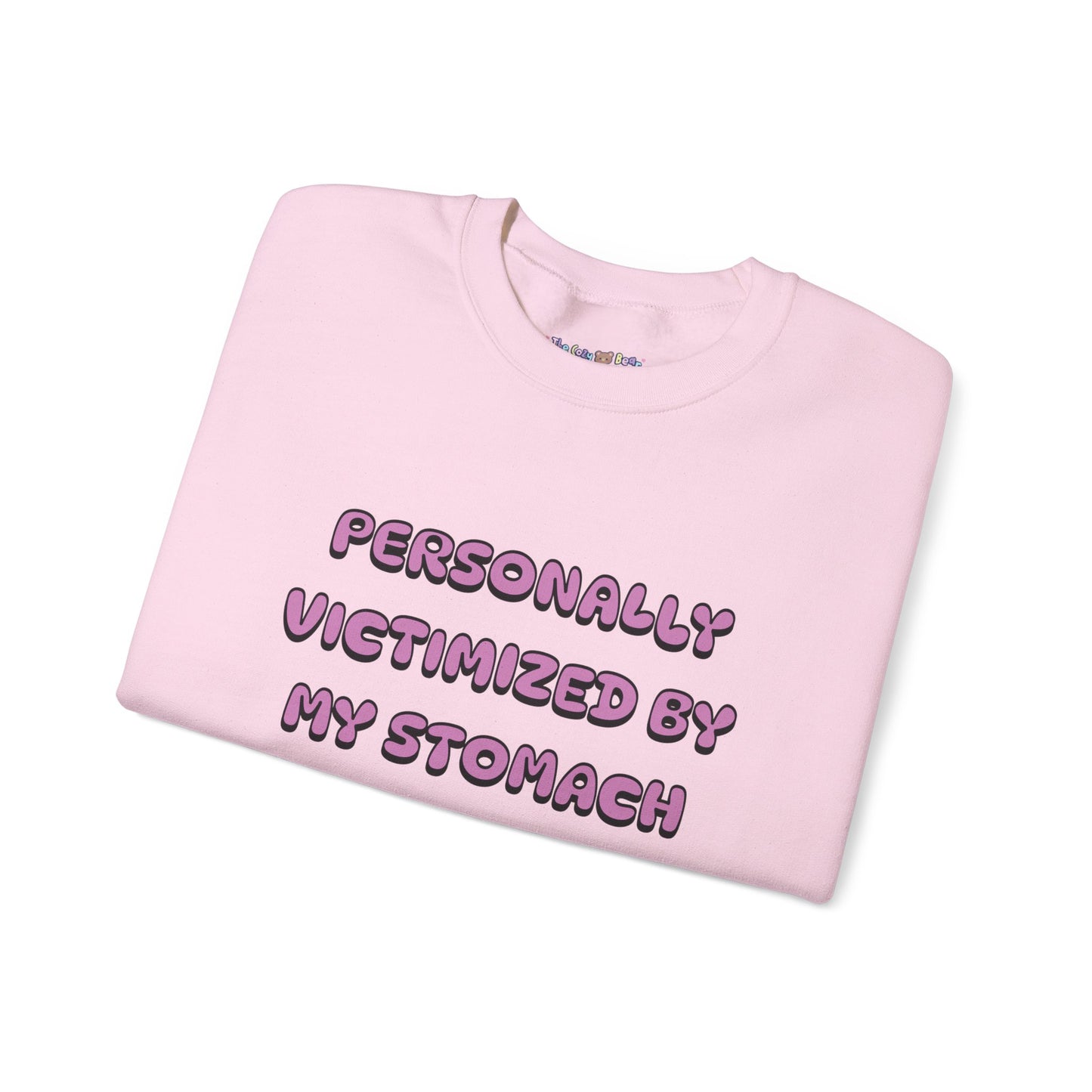 'Personally Victimized by My Stomach' Unisex Crewneck Sweatshirt