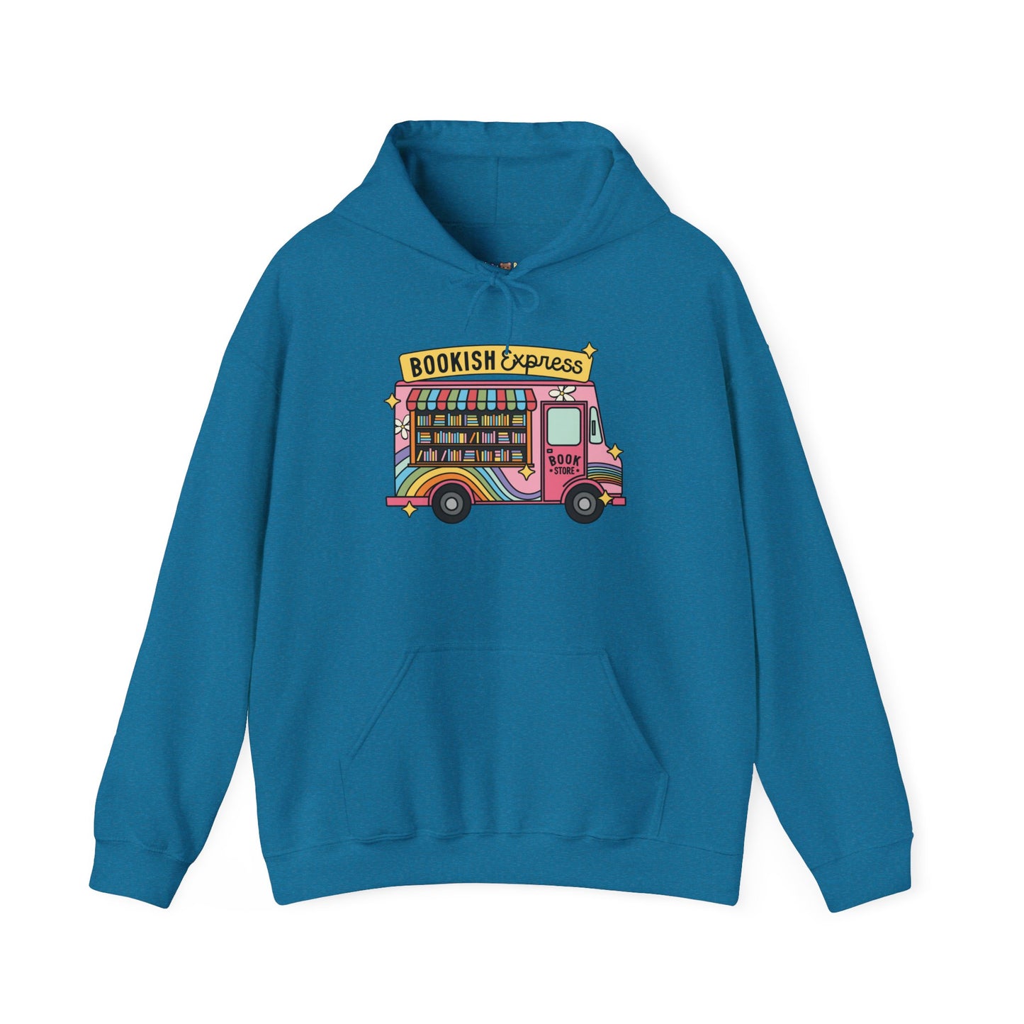 Bookish Express Hoodie - Cozy Unisex Heavy Blend Sweatshirt