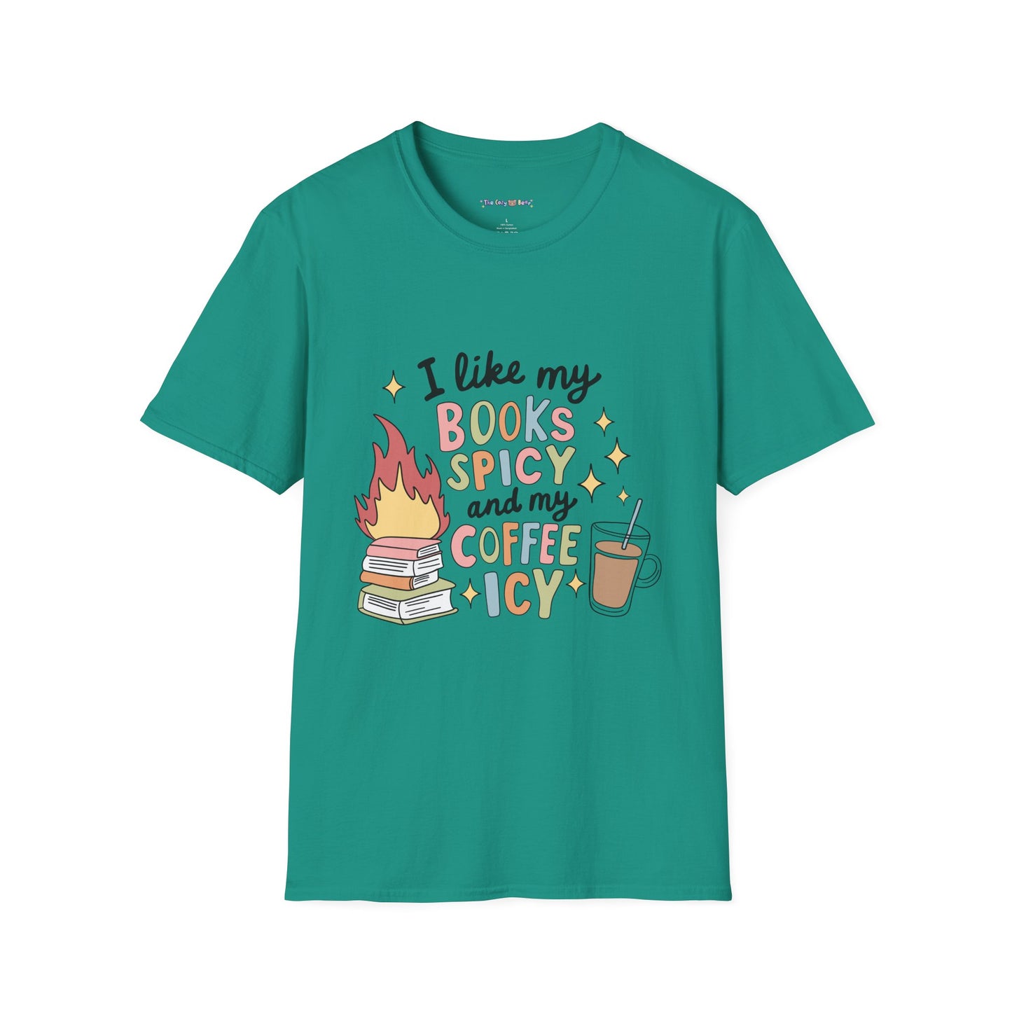 I Like My Books Spicy & Coffee Icy T-Shirt