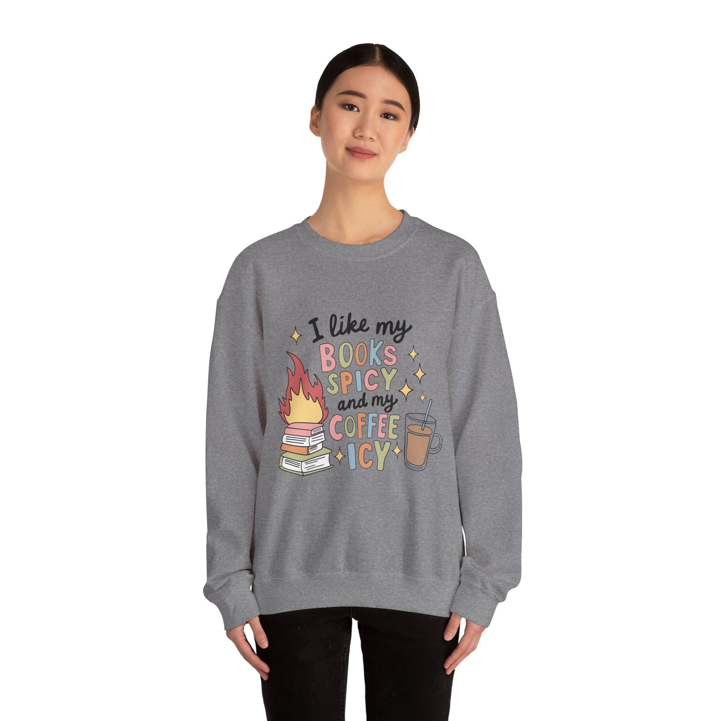 Books Spicy & Coffee Icy Unisex Sweatshirt