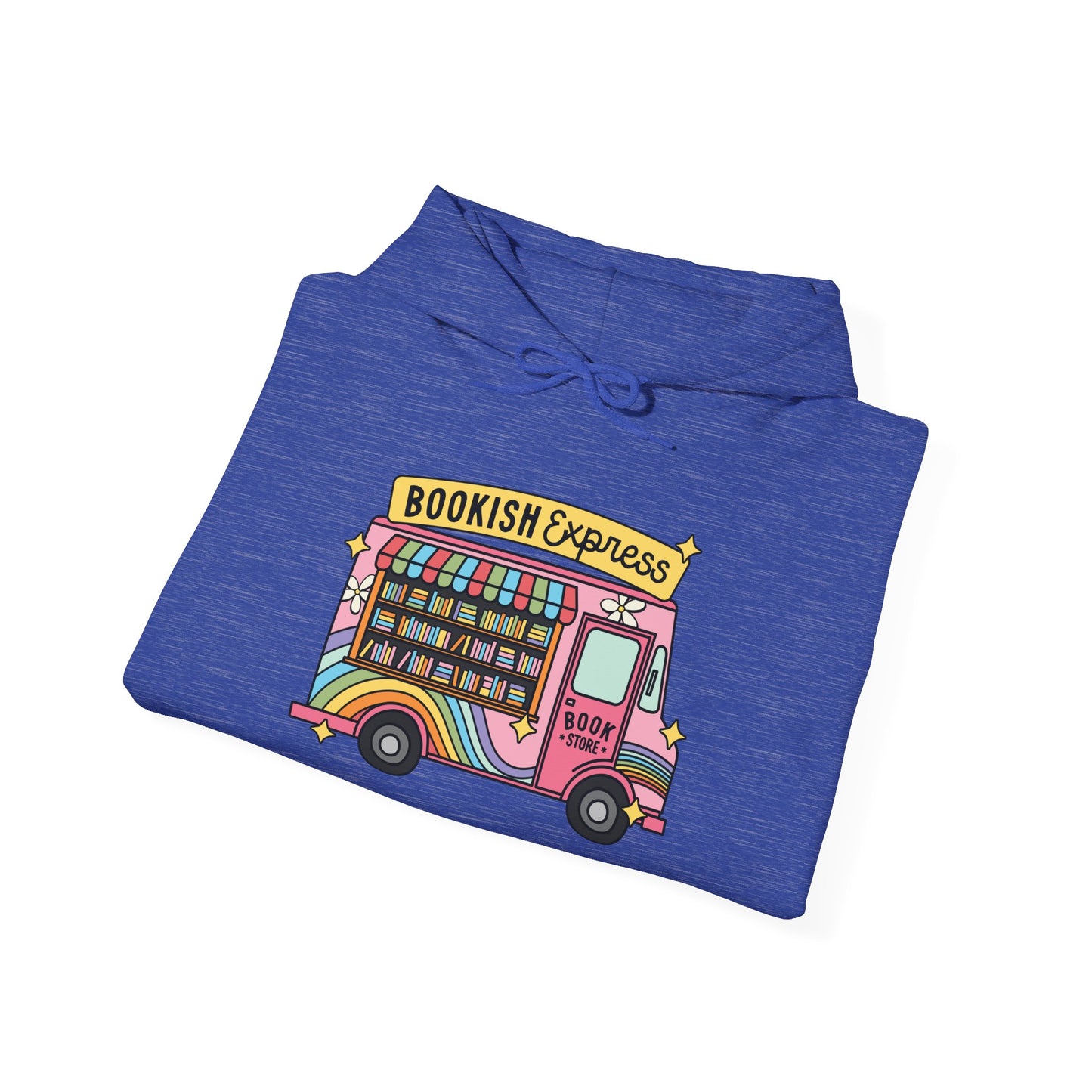Bookish Express Hoodie - Cozy Unisex Heavy Blend Sweatshirt