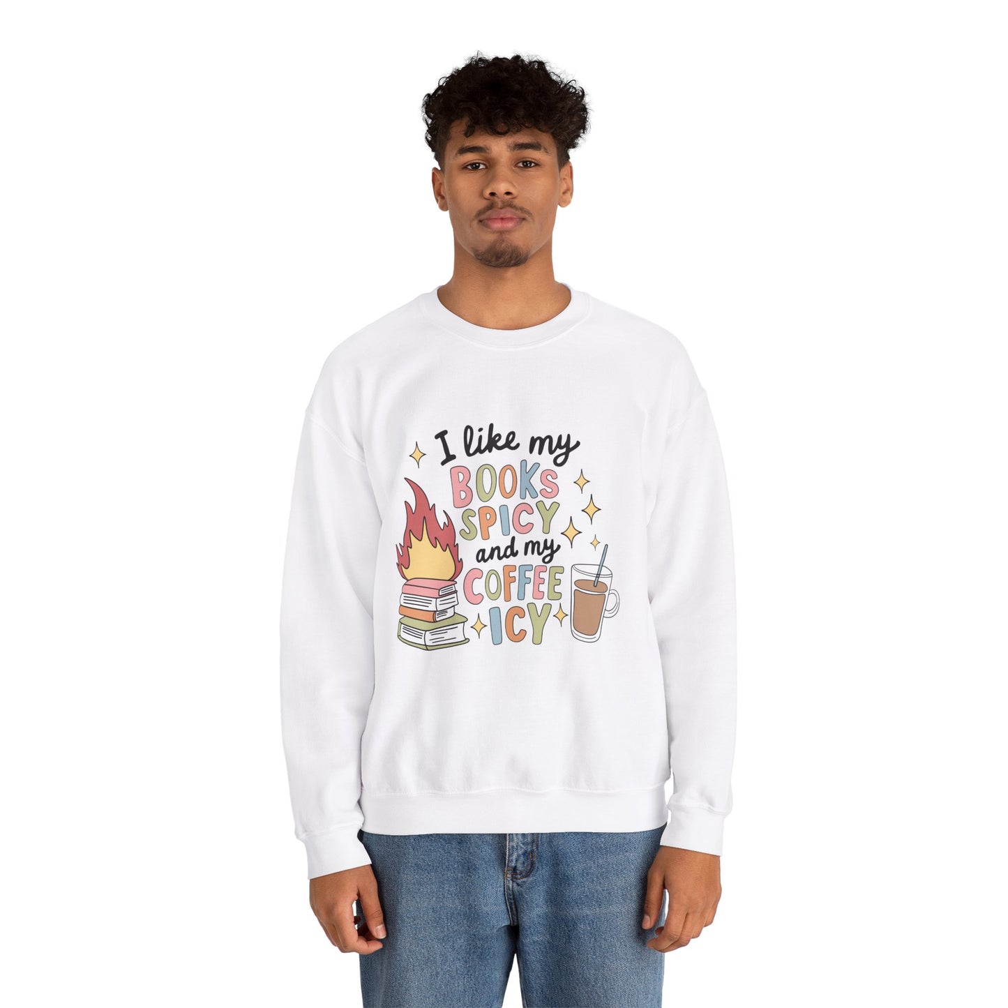 Books Spicy & Coffee Icy Unisex Sweatshirt