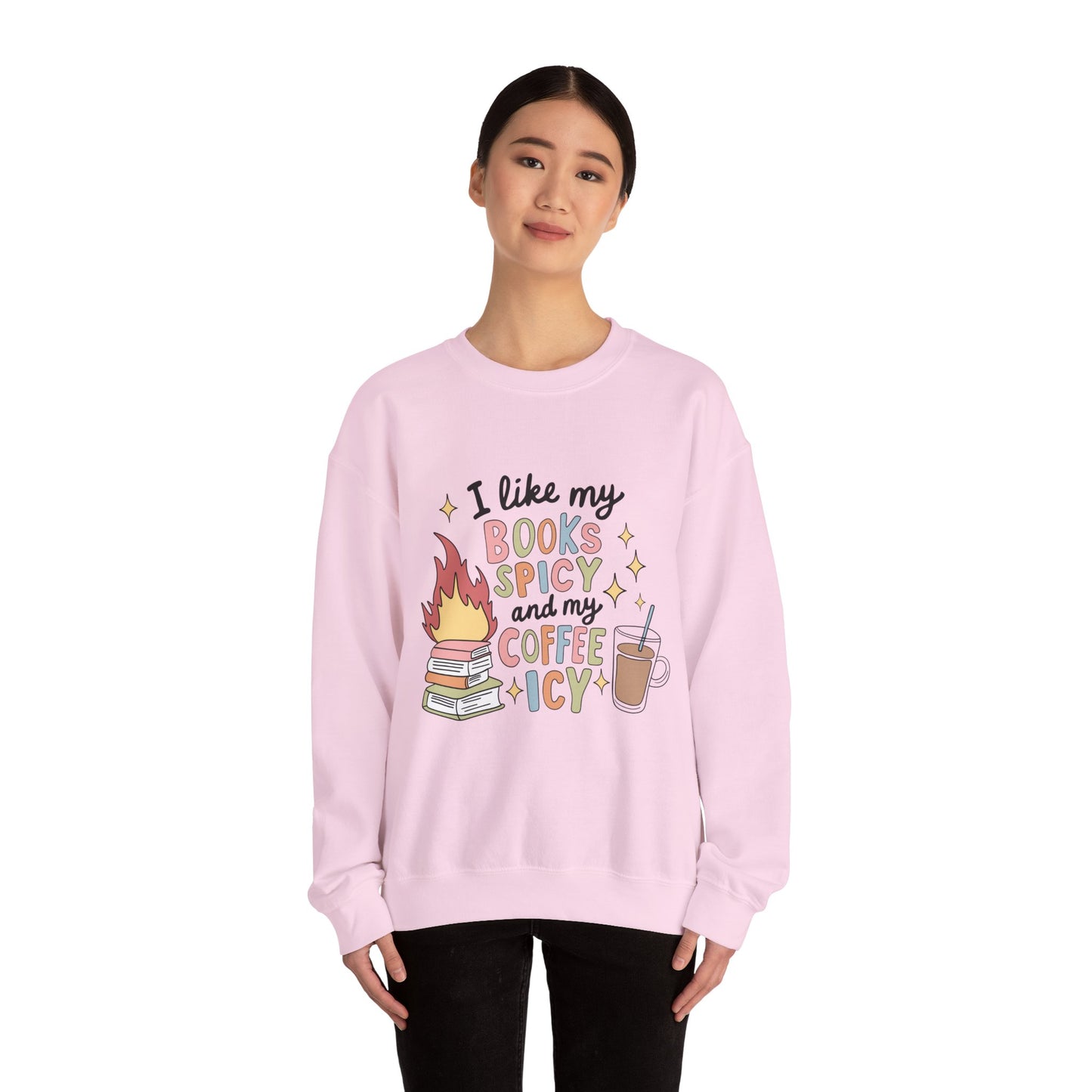 Books Spicy & Coffee Icy Unisex Sweatshirt