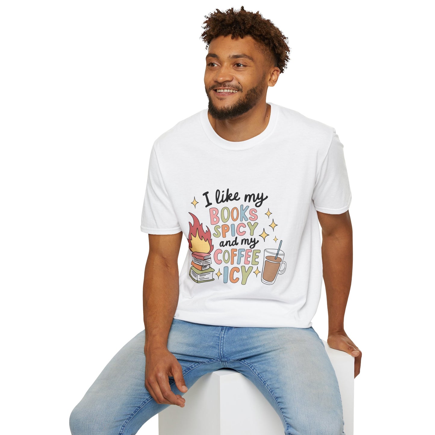 I Like My Books Spicy & Coffee Icy T-Shirt