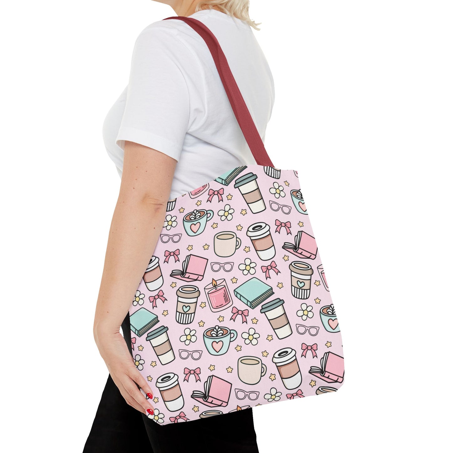 Books & Coffee Coffee Tote Bag