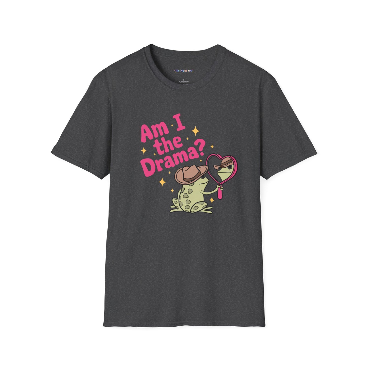 Am I the Drama? Funny Unisex Softstyle T-Shirt