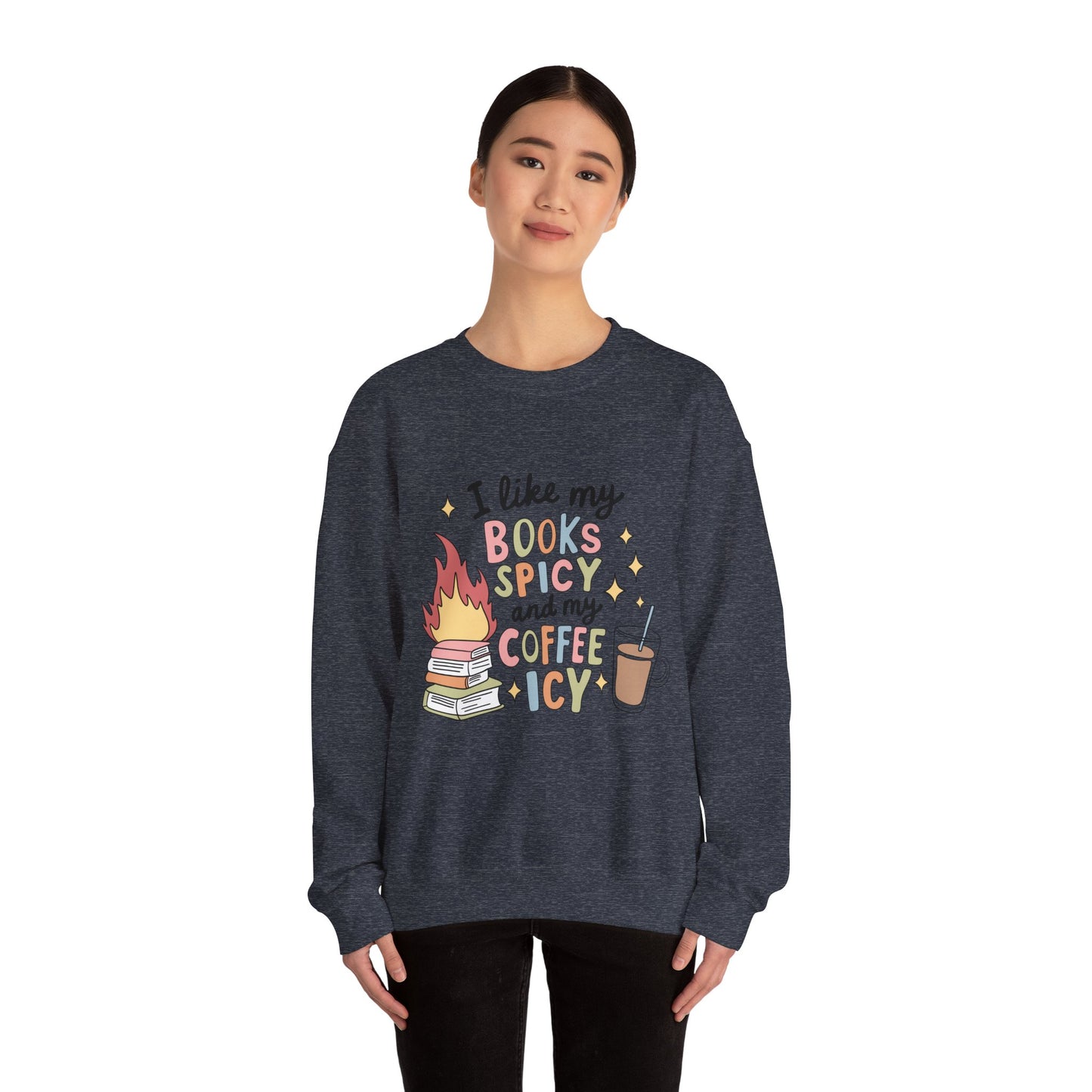 Books Spicy & Coffee Icy Unisex Sweatshirt