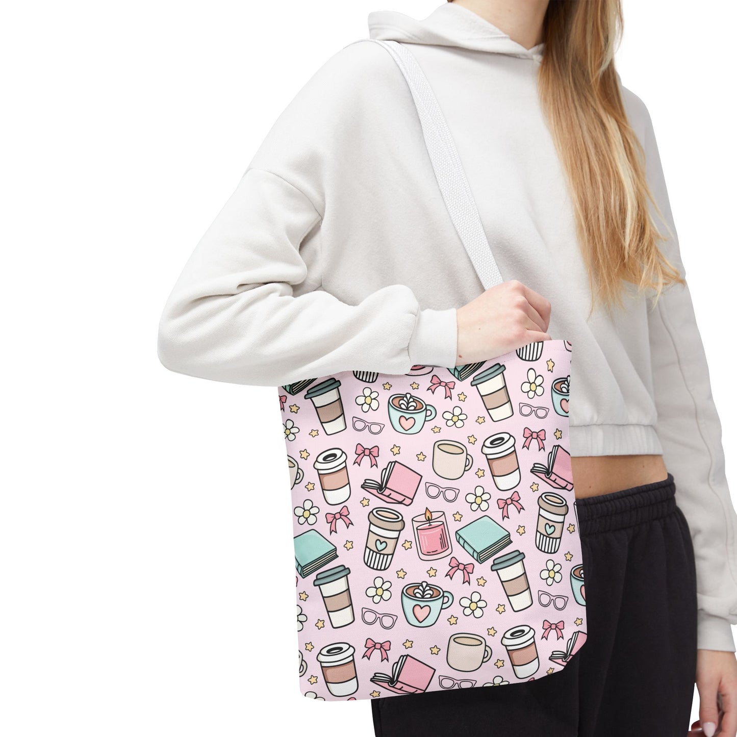 Books & Coffee Coffee Tote Bag